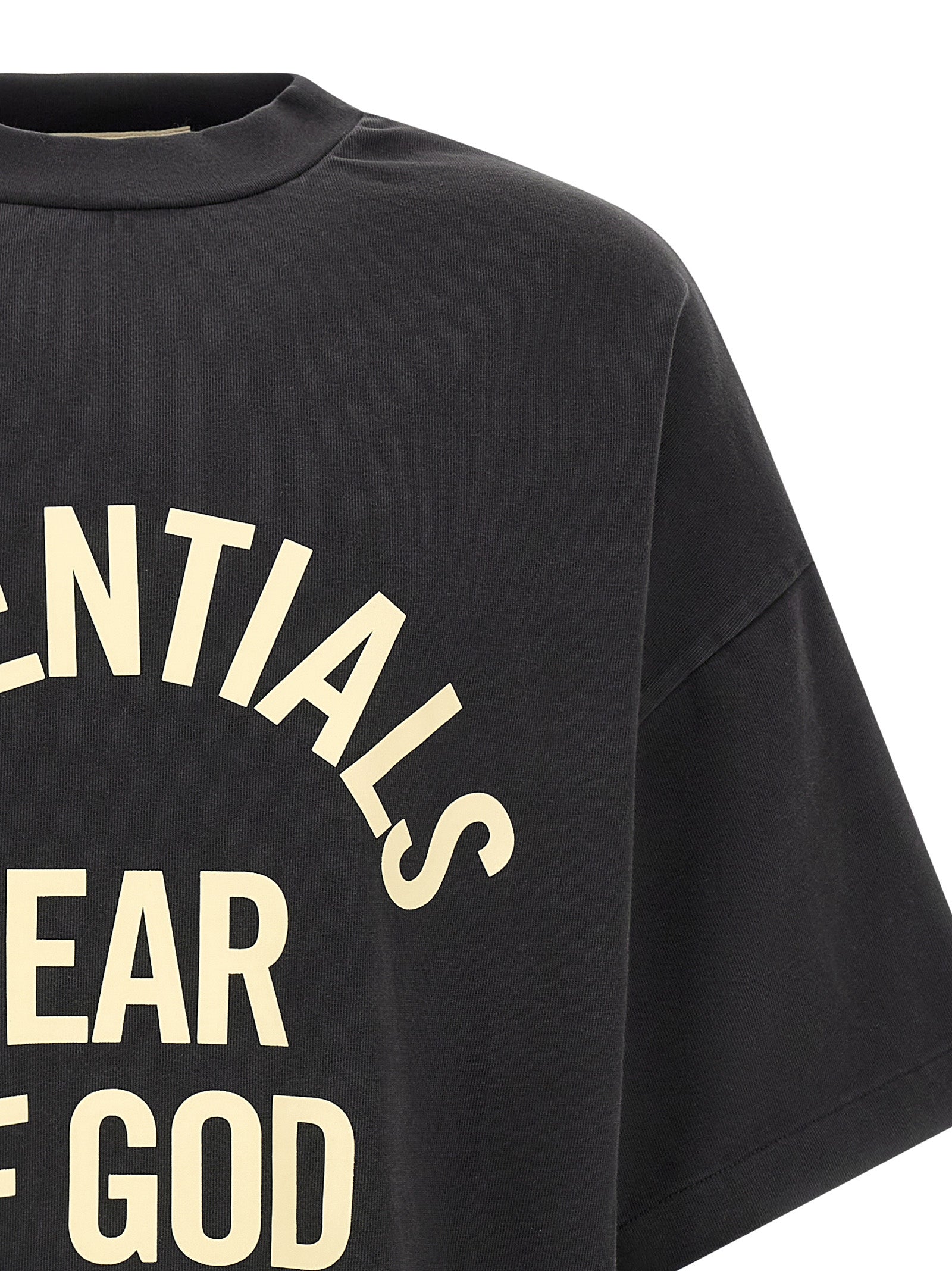 FEAR OF GOD ESSENTIAL Gray Cotton Bodysuit