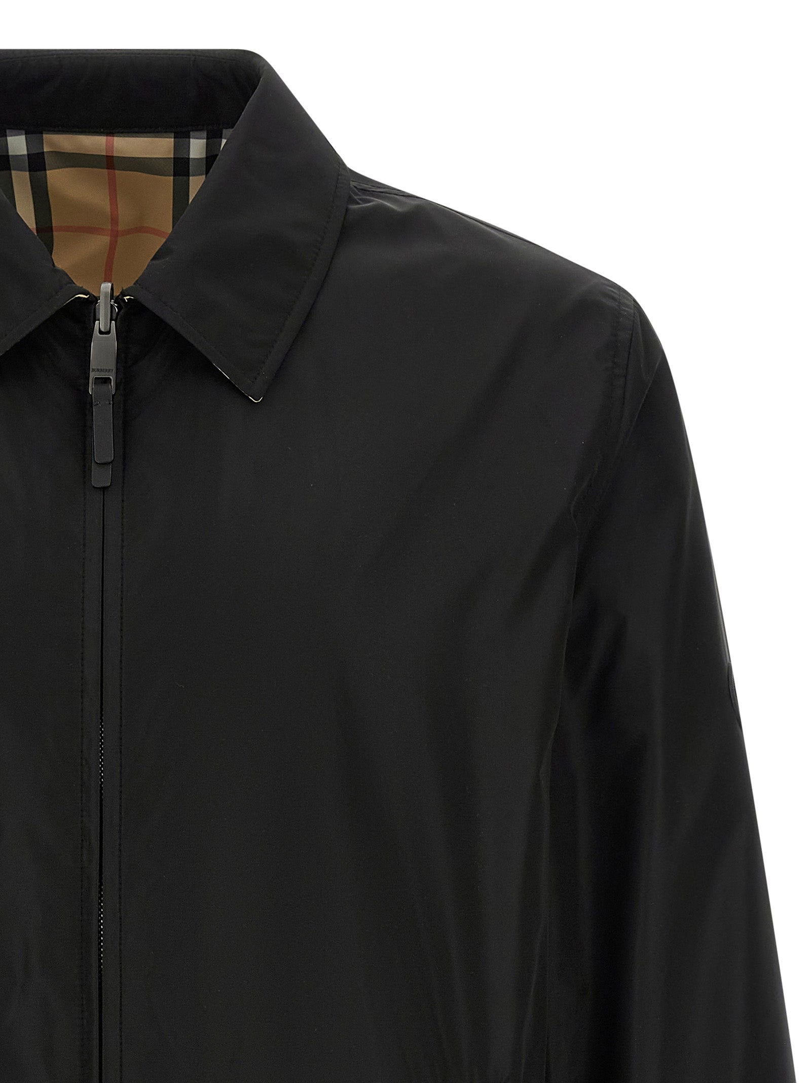 Burberry Black Polyamide Shell Jacket - Luxury Outerwear Redefined