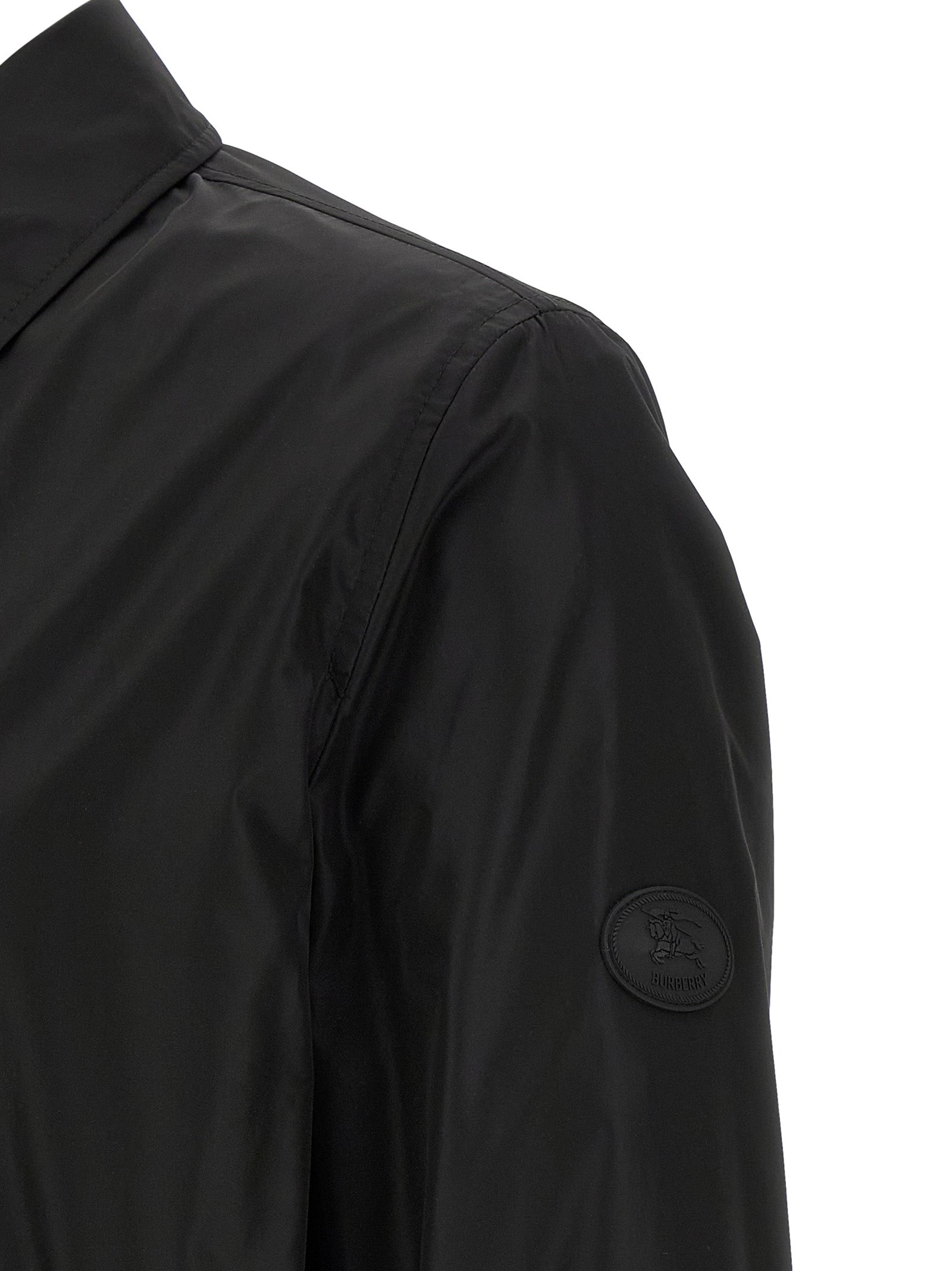 Burberry Black Polyamide Shell Jacket - Timeless Luxury Outerwear