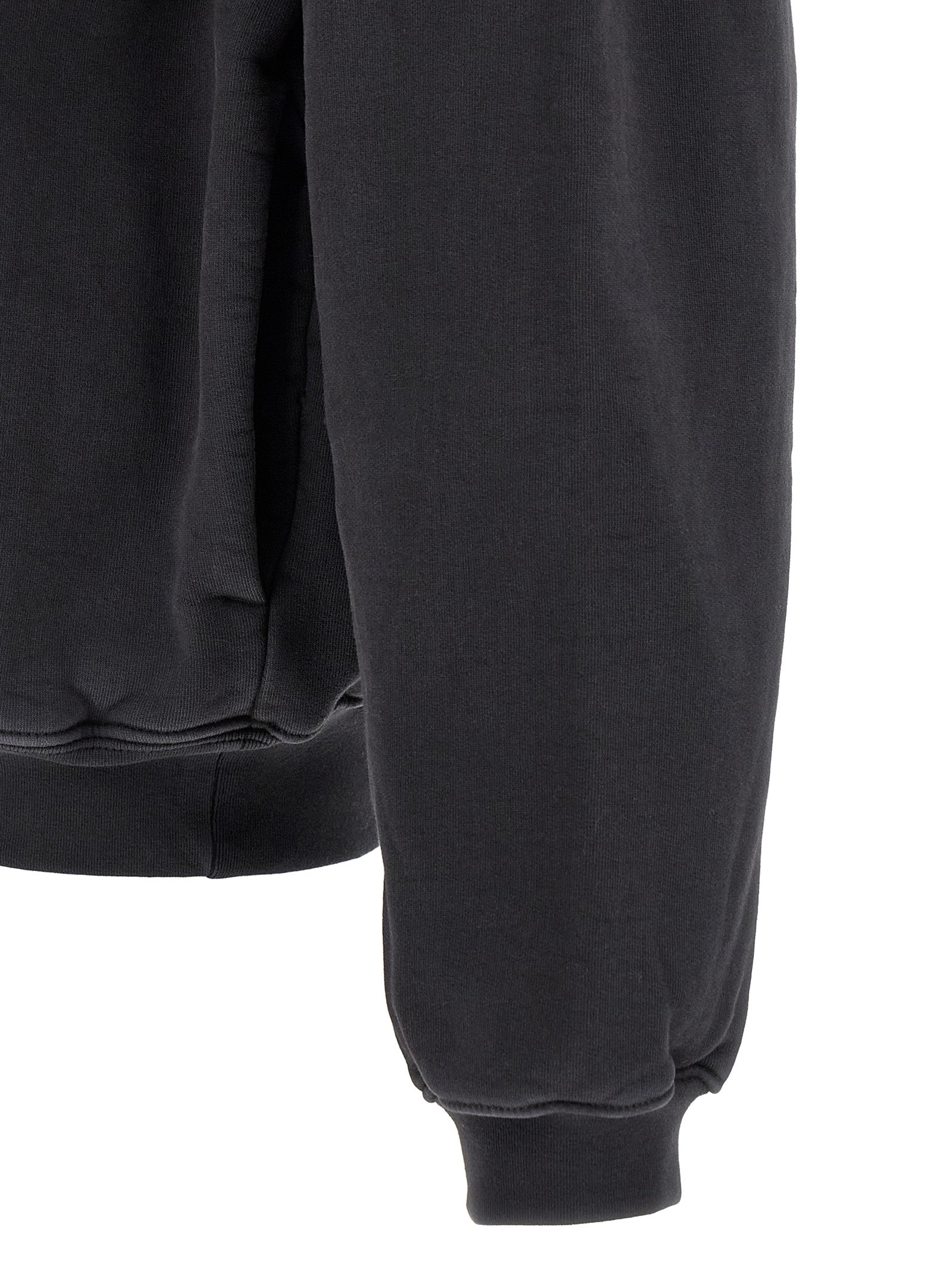 FEAR OF GOD ESSENTIAL Black Cotton Sweatshirt