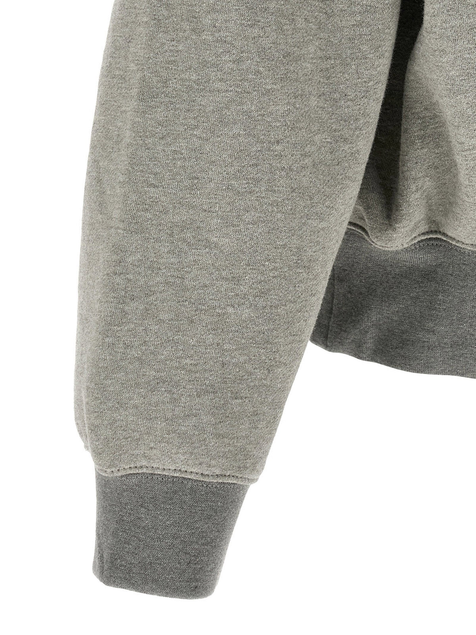 FEAR OF GOD ESSENTIAL Gray Cotton Sweatshirt