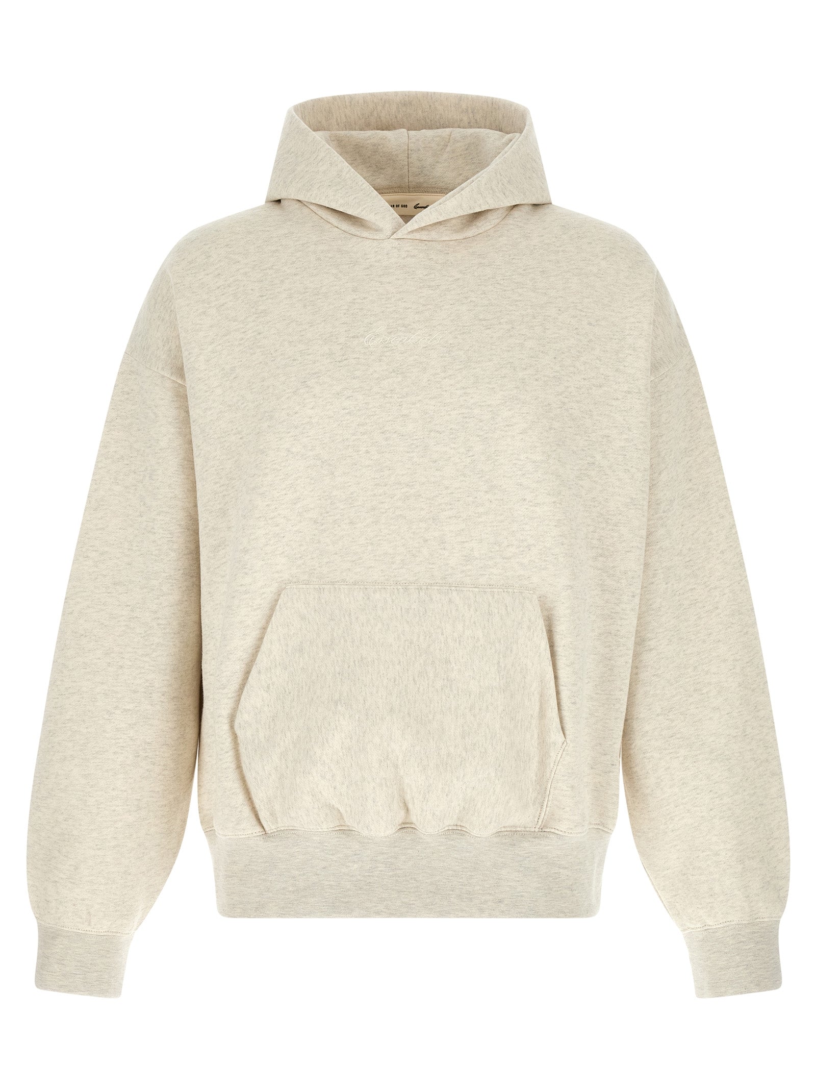 FEAR OF GOD ESSENTIAL Gray Cotton Sweatshirt