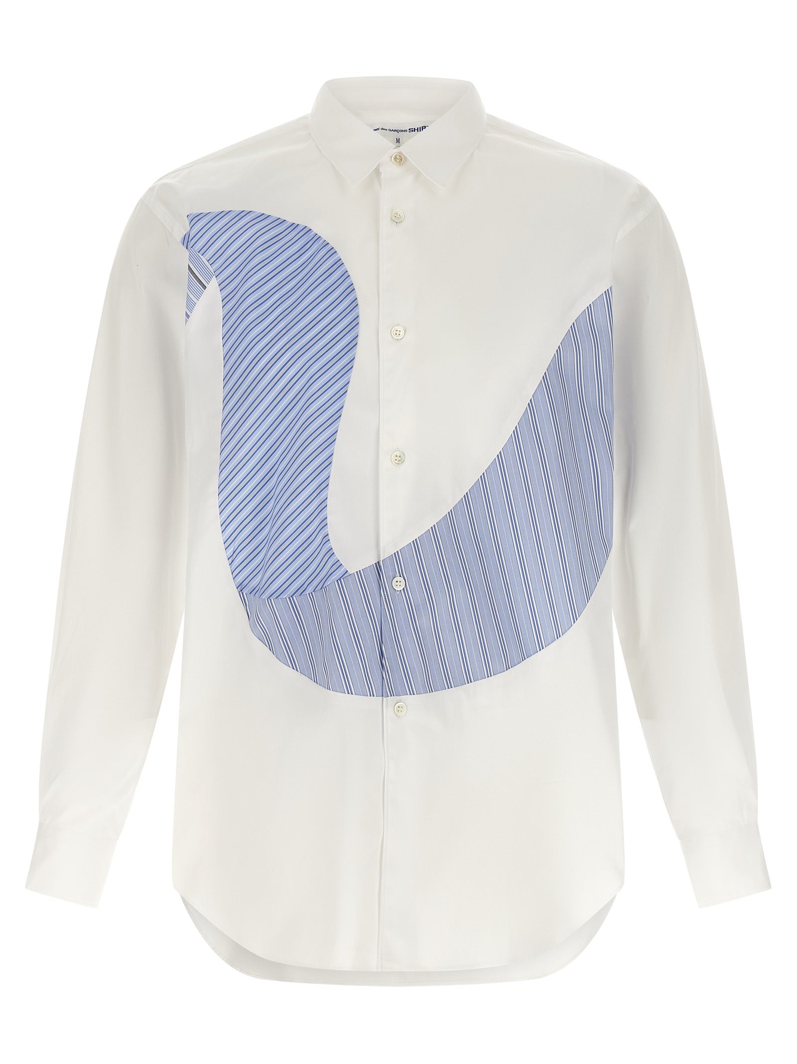 Comme Des Garçons White Cotton Blouse