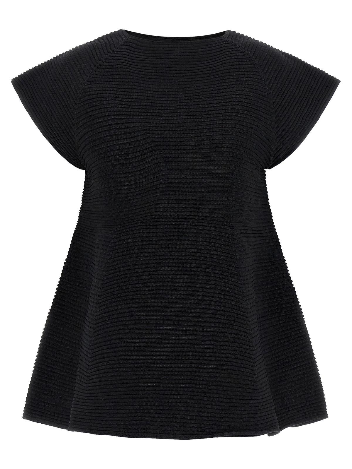 Issey Miyake Black Polyester Short Dress