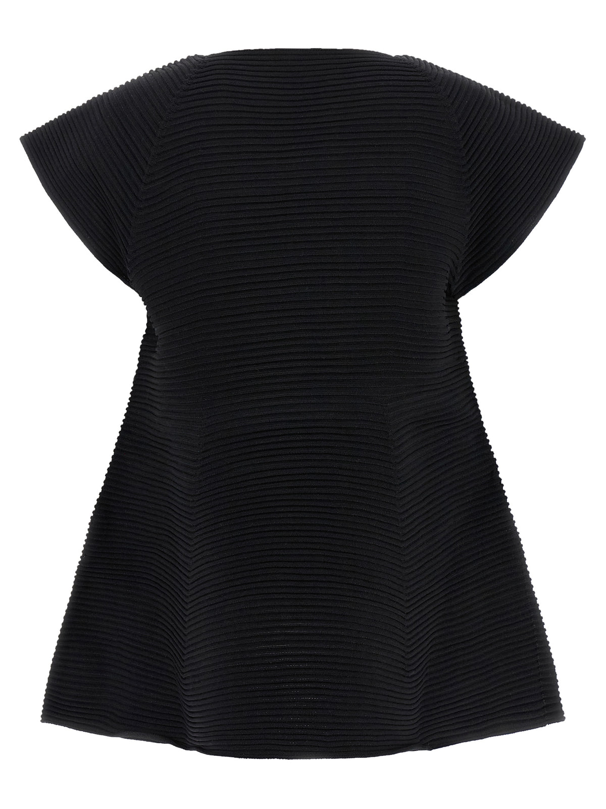 Issey Miyake Black Polyester Short Dress