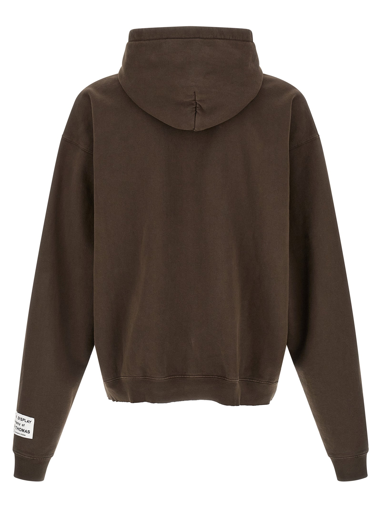 Elevate your style with the GALLERY DEPT. Brown Cotton Sweatshirt, a luxurious blend of comfort and artistry, perfect for those who embrace individuality and sophistication.