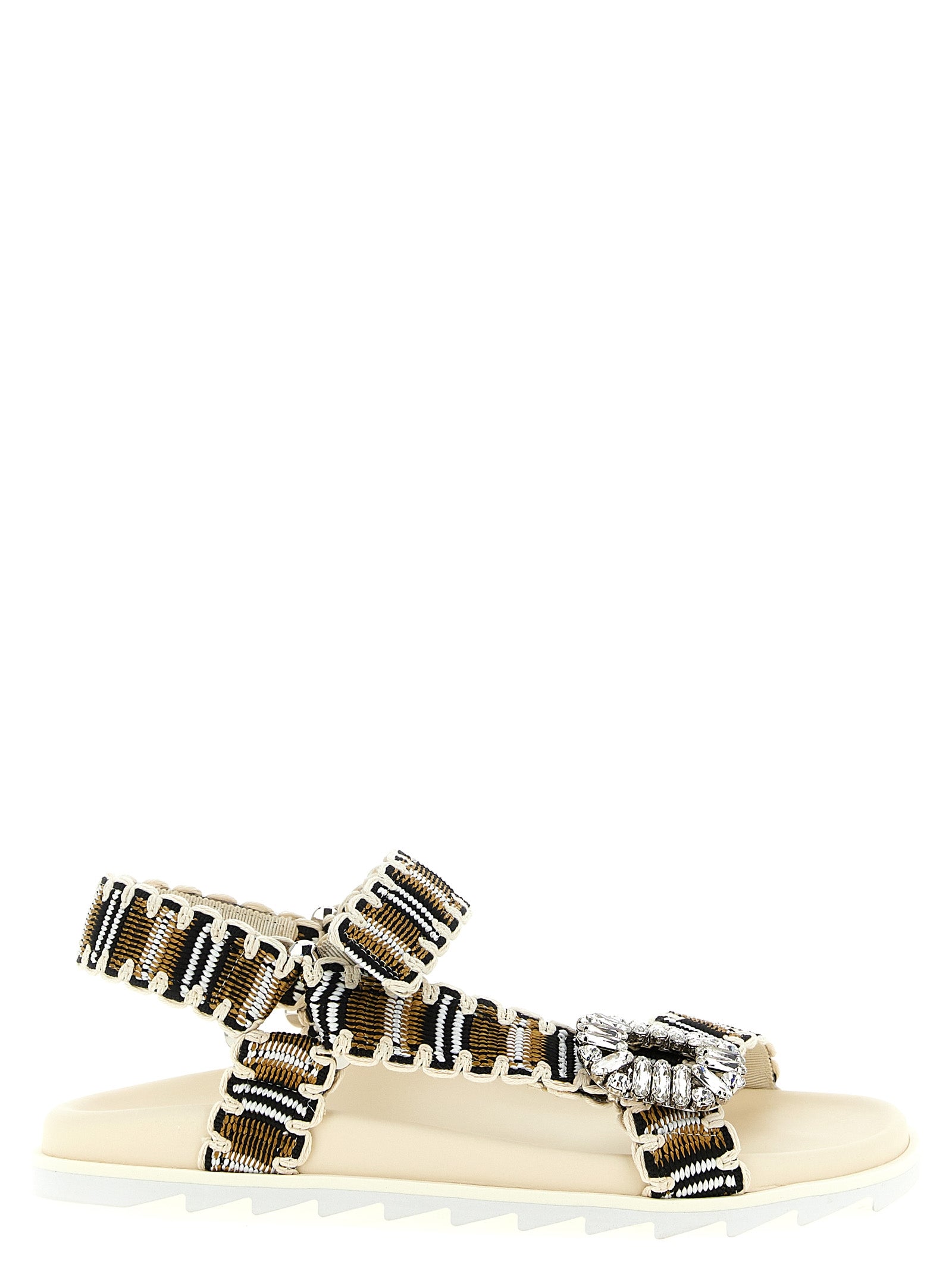 Roger Vivier Multicolor Flat Sandals - Exquisite Luxury Footwear