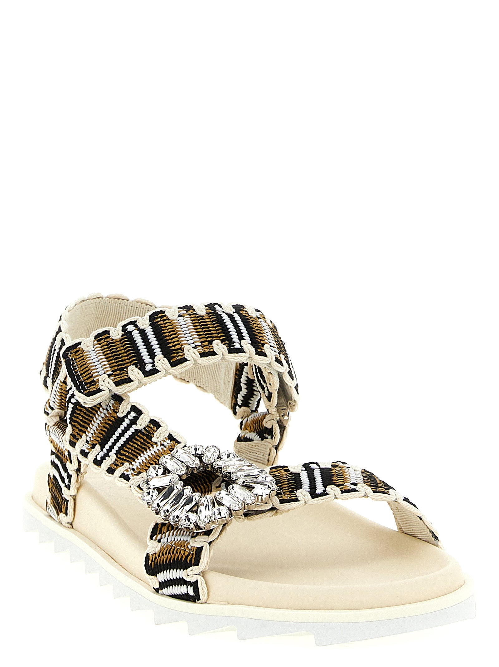 Roger Vivier Multicolor Flat Sandals - Exquisite Luxury Footwear