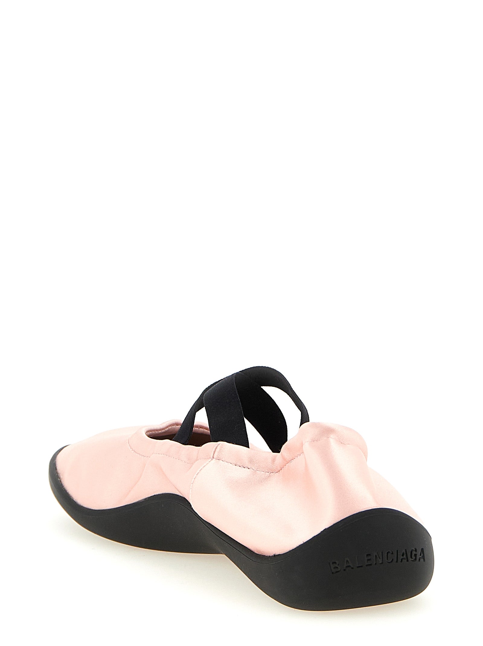 Experience the elegance of Balenciaga's Multicolor Polyester Ballet Flats, where luxurious craftsmanship meets chic design, perfect for the discerning modern connoisseur.