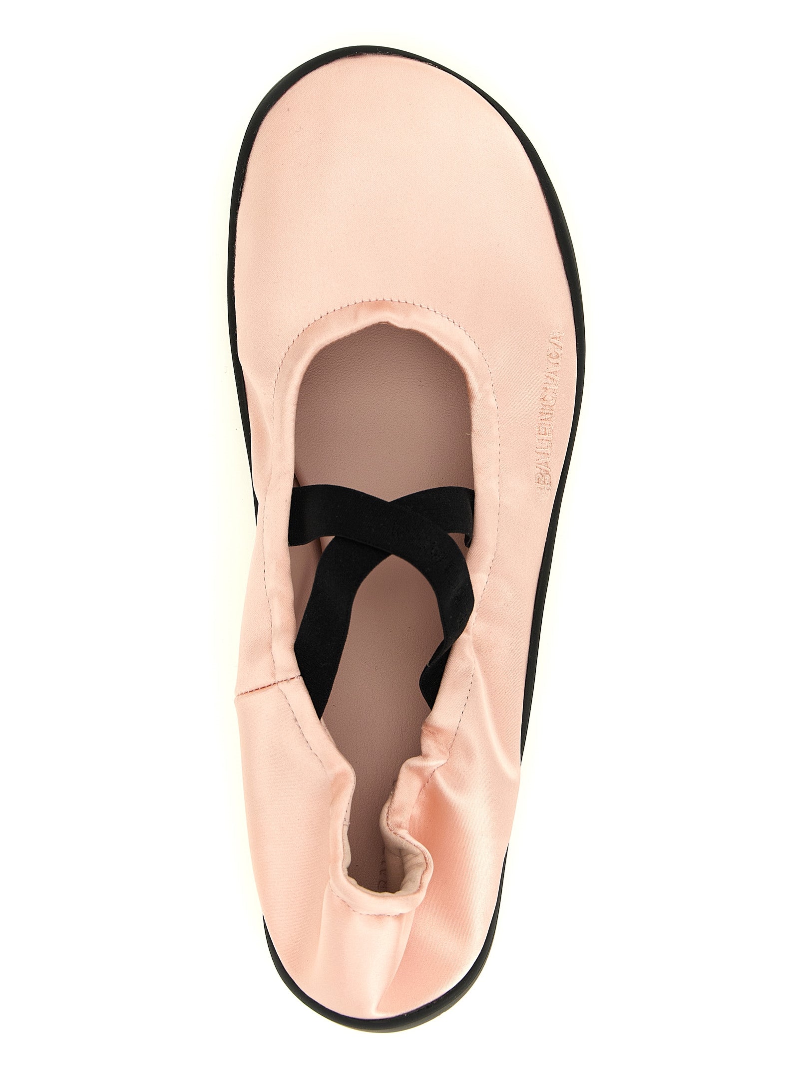 Experience the exquisite Balenciaga Multicolor Polyester Ballet Flats, where luxurious lambskin meets Italian craftsmanship, elevating your style with effortless elegance.