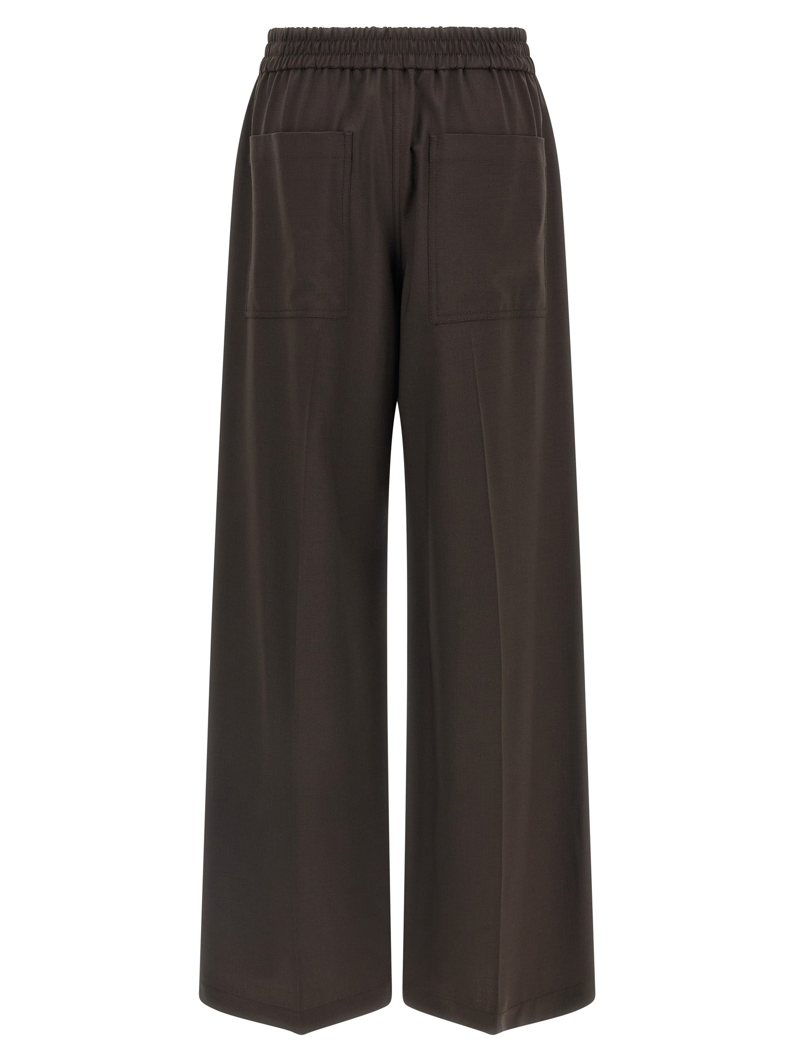 Discover the exquisite Brunello Cucinelli Brown Virgin Wool Casual Pants, where Italian craftsmanship meets modern elegance, perfect for the discerning style connoisseur.