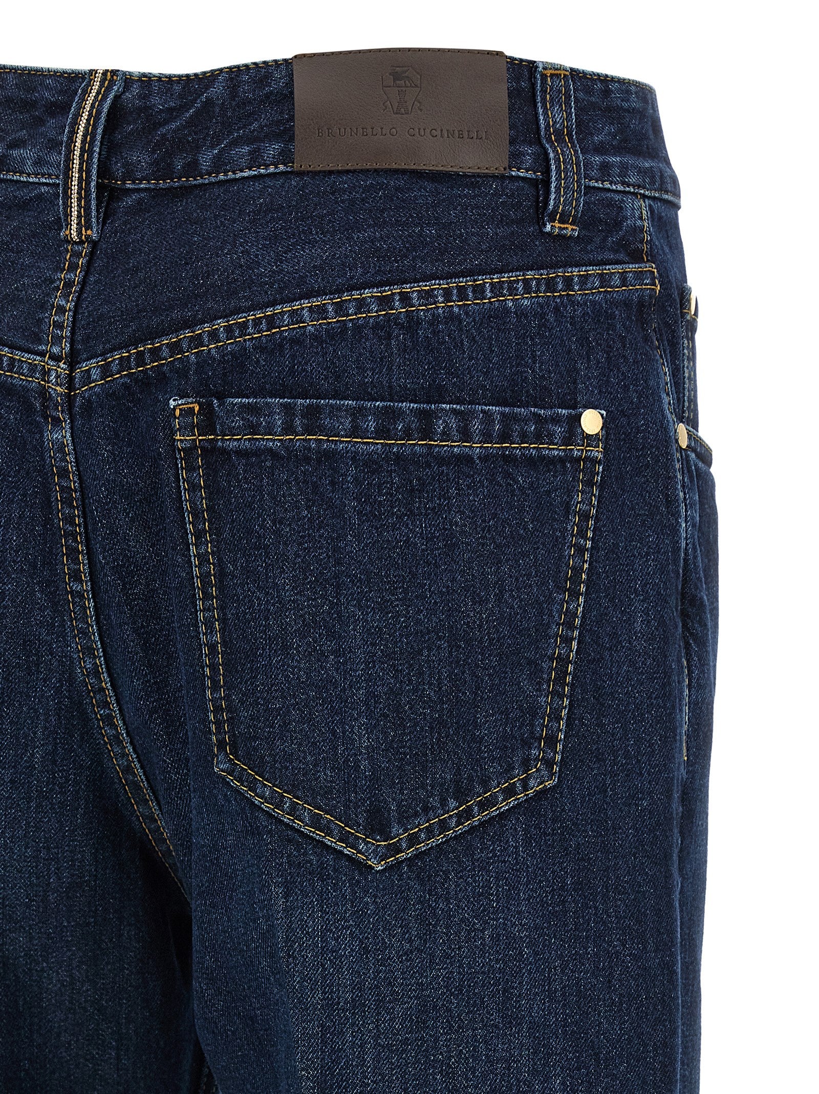 Brunello Cucinelli Cropped Jeans - Timeless Elegance in Blue