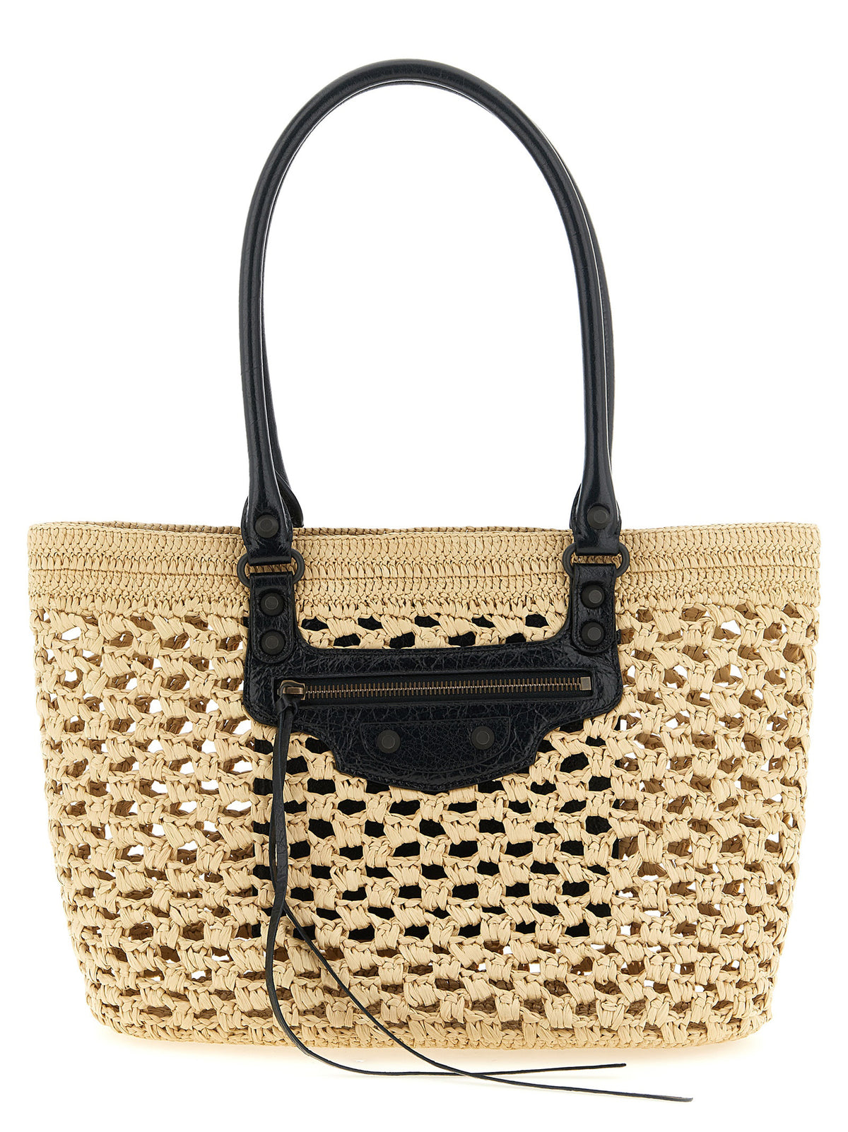 Balenciaga Beige Viscose Shoulder Bag - Exquisite Luxury Elegance