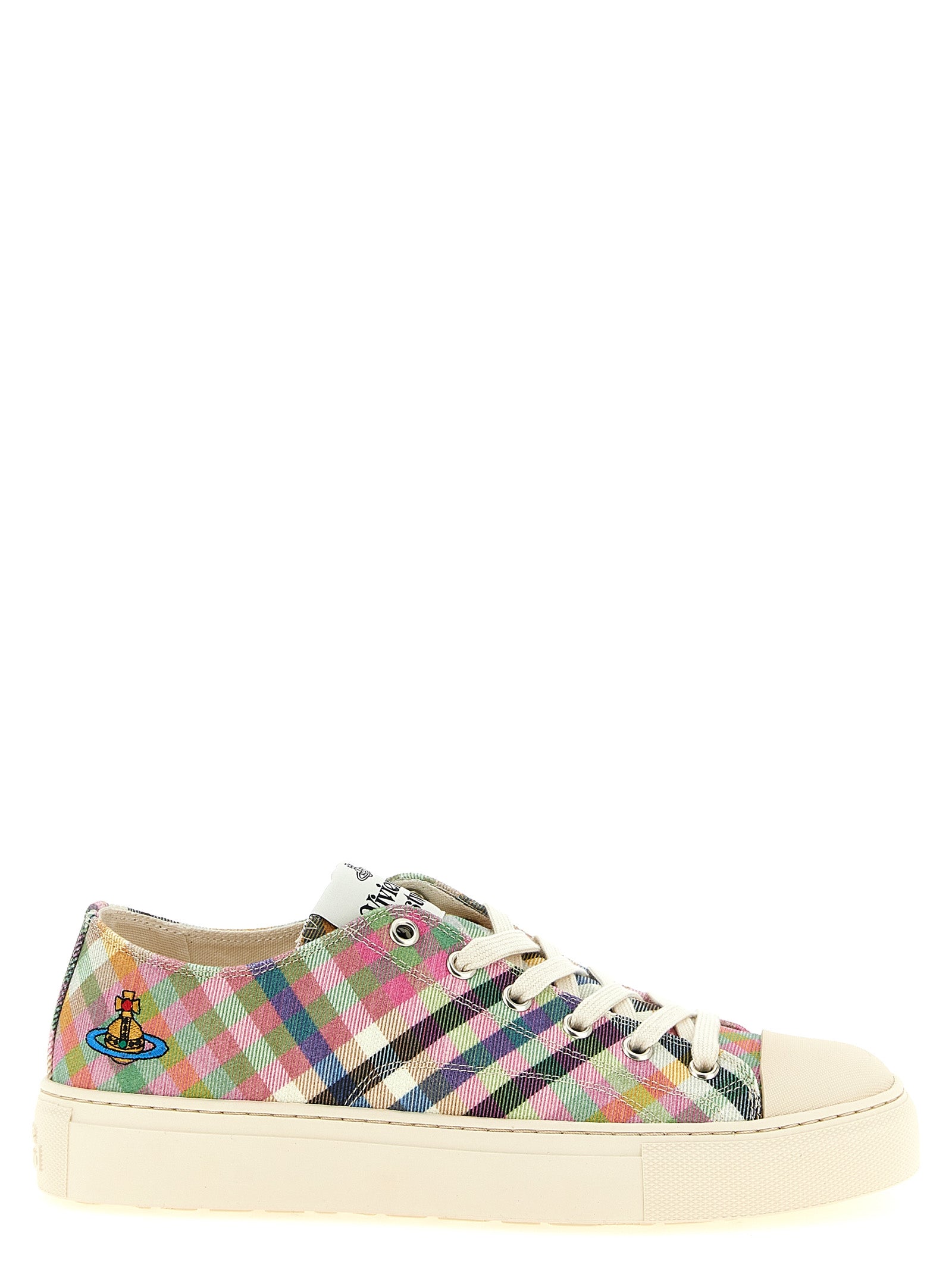 Vivienne Westwood Multicolor Cotton Low Top Sneakers