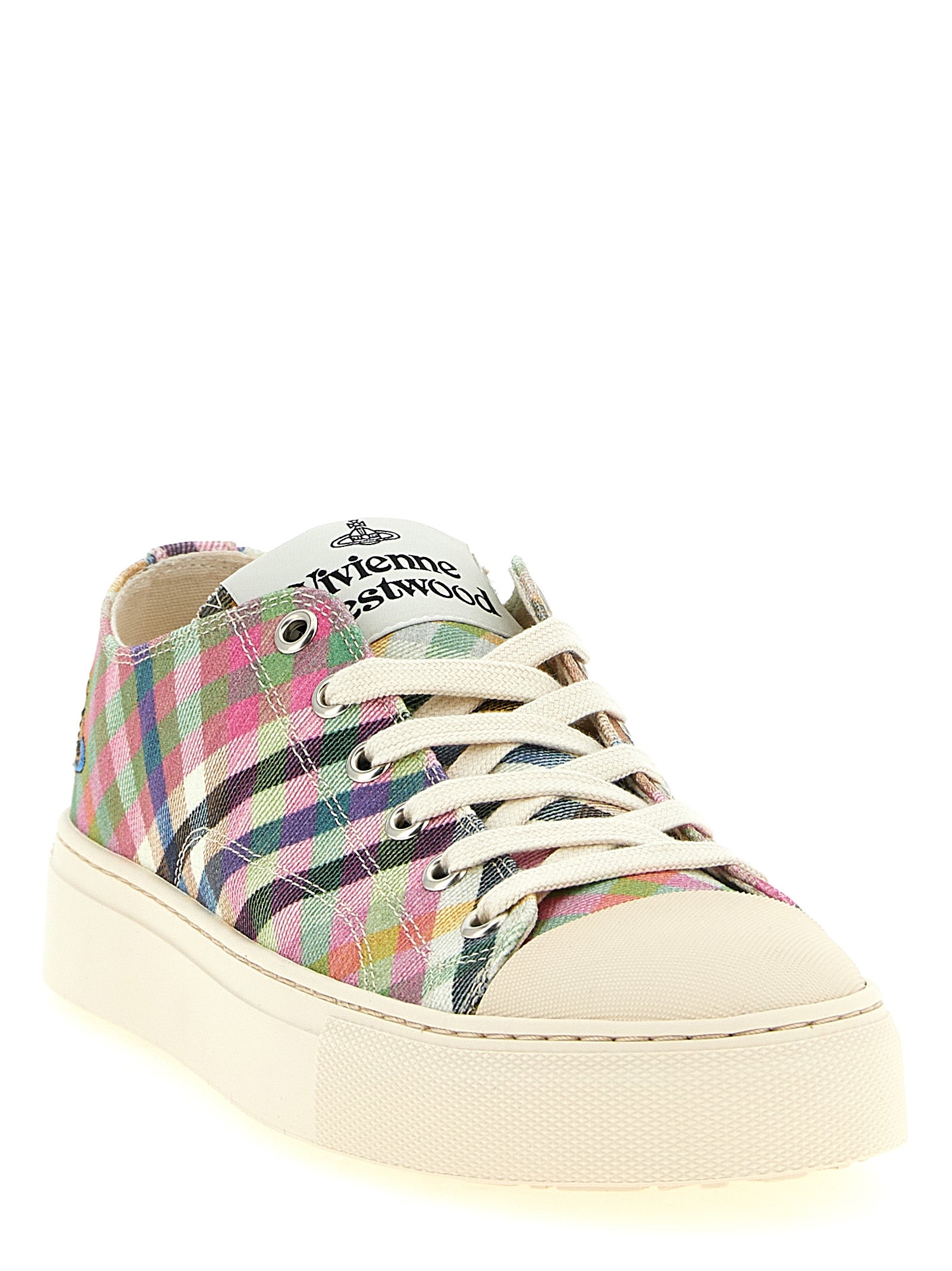Vivienne Westwood Multicolor Cotton Low Top Sneakers