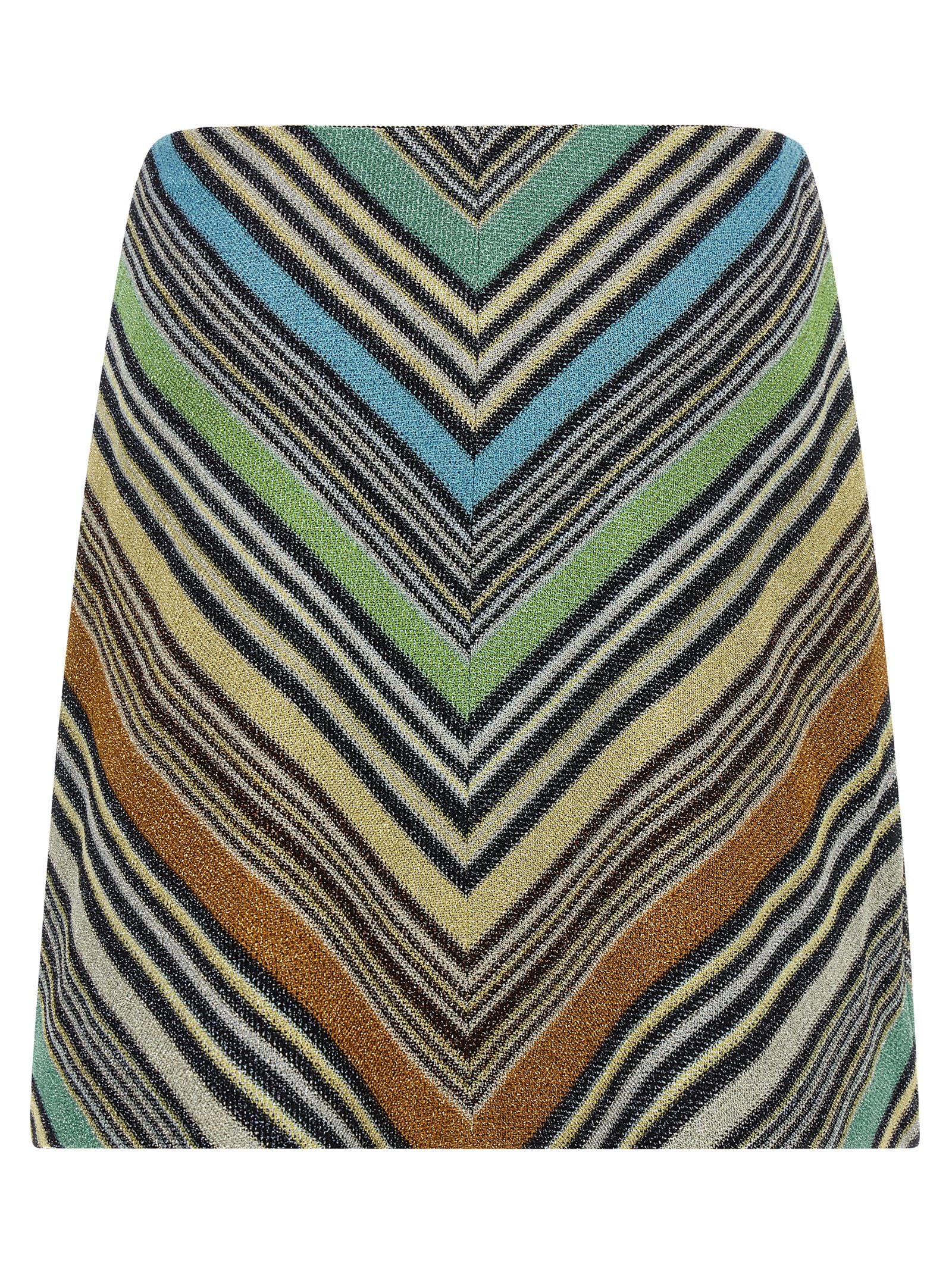 Discover the Missoni Multicolor Viscose Long Skirt, a luxurious blend of artistry and elegance, perfect for those who embrace individuality and sophistication.