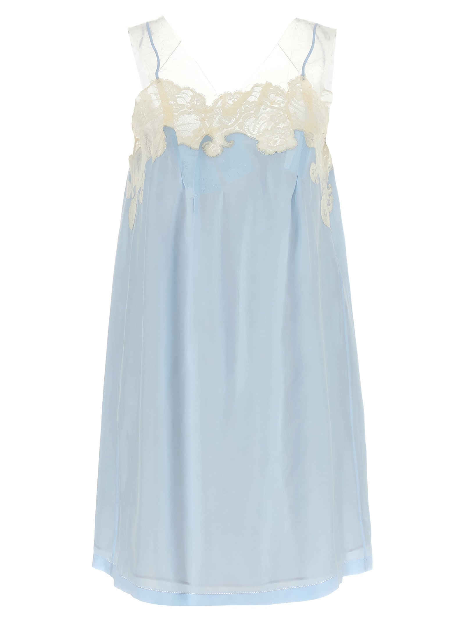 Maison Margiela Blue Copper Short Dress - Haute Couture Elegance