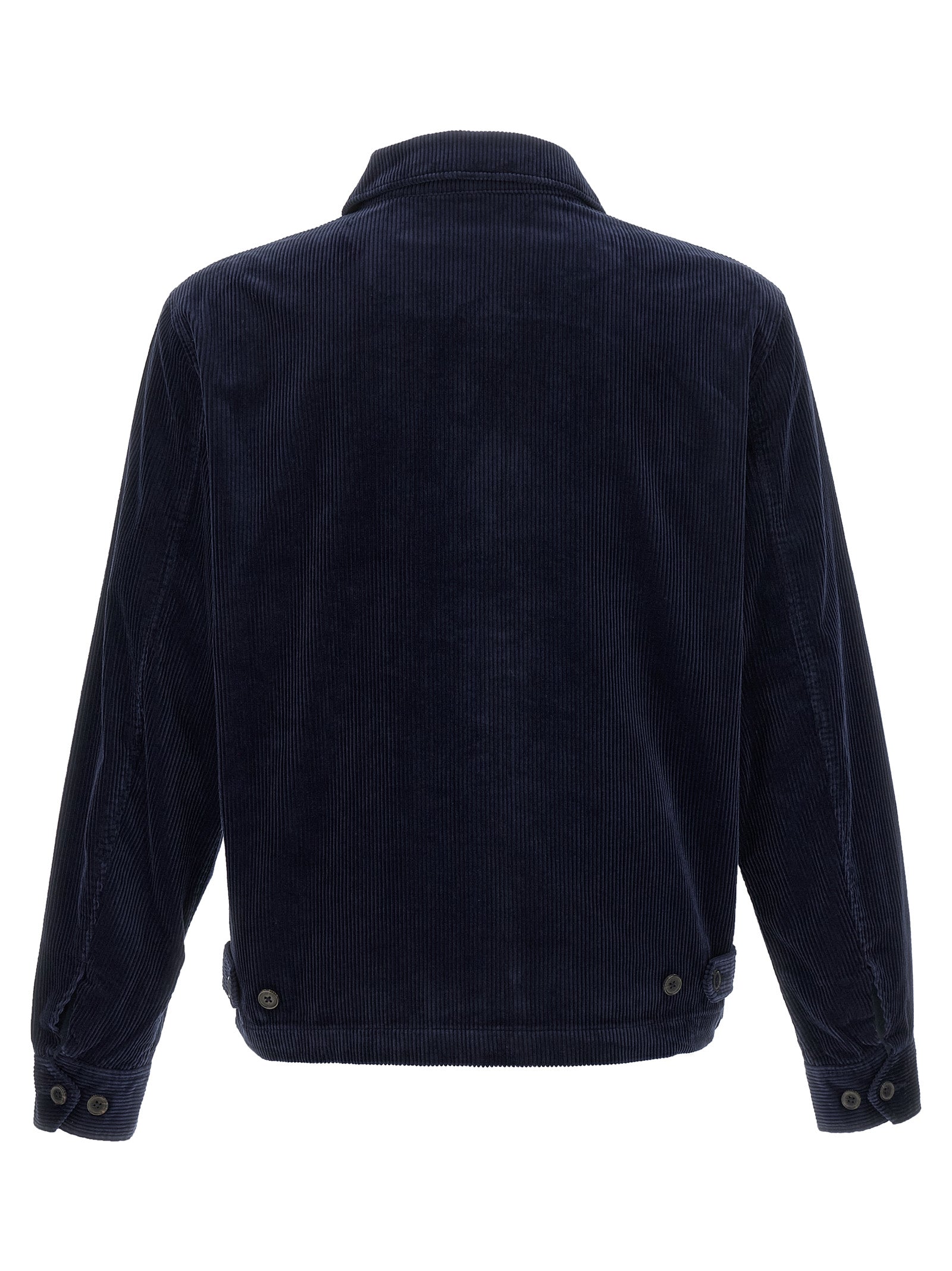 Polo Ralph Lauren Blue Cotton Full-Length Jacket - Timeless Luxury