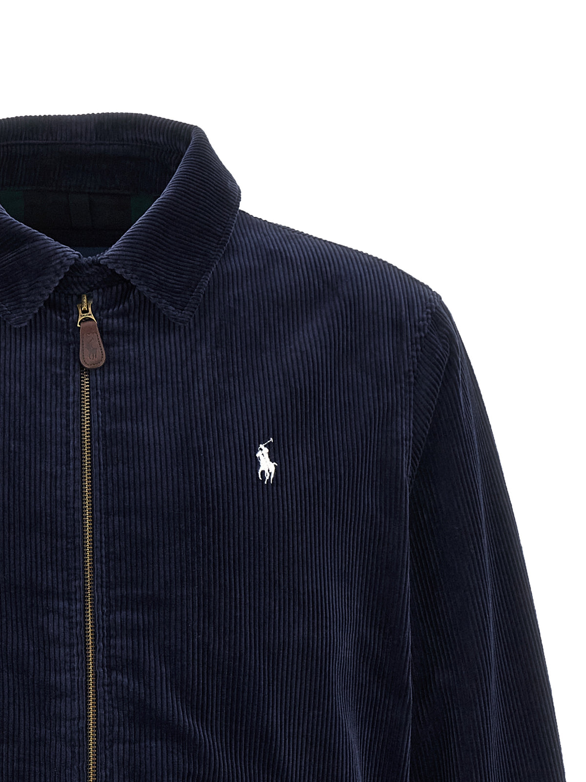 Polo Ralph Lauren Blue Cotton Full-Length Jacket