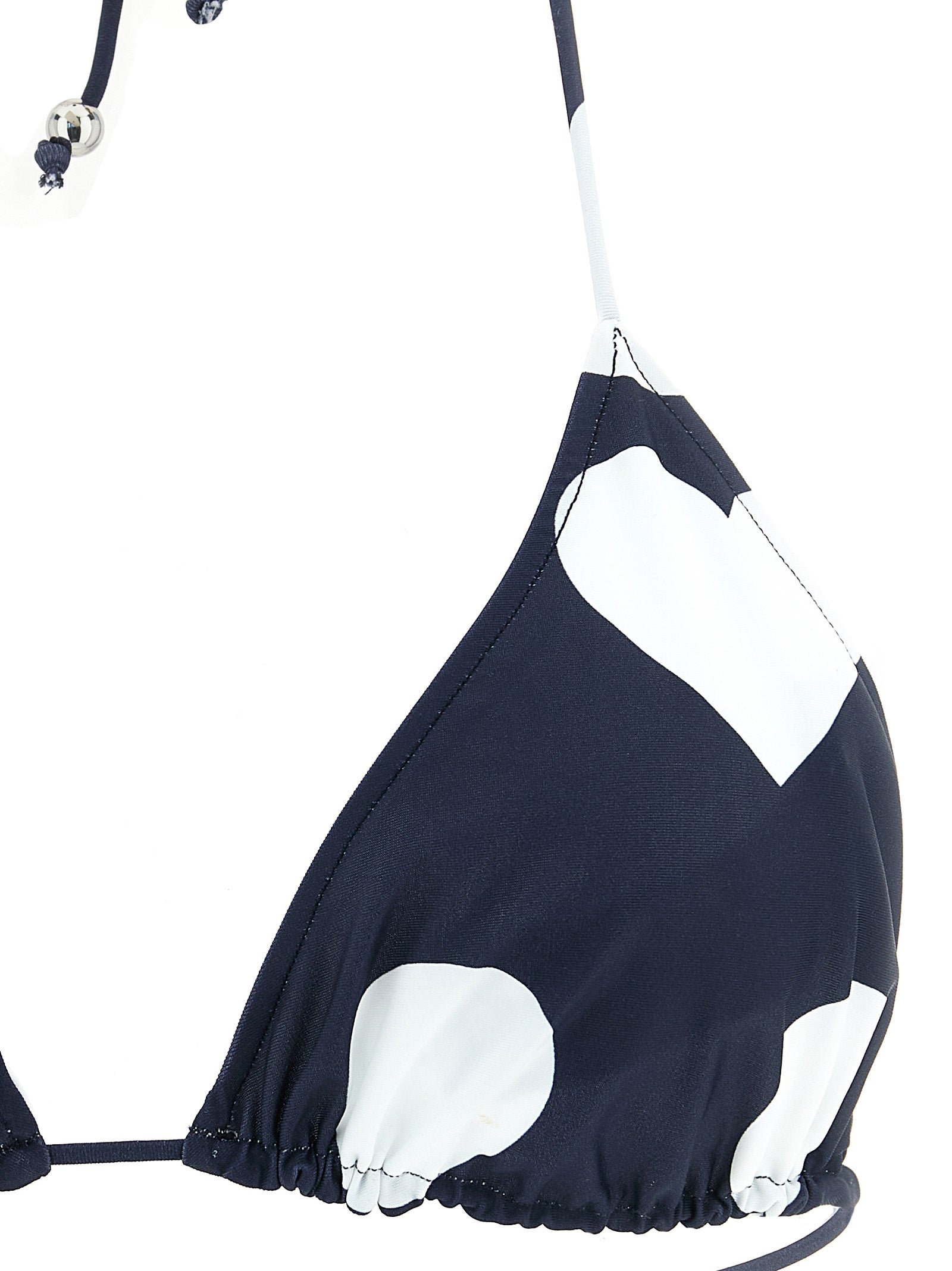 Indulge in the Jacquemus Blue Polyamide Bikini, a masterpiece of exquisite craftsmanship and luxurious materials, perfect for elevating your summer elegance.