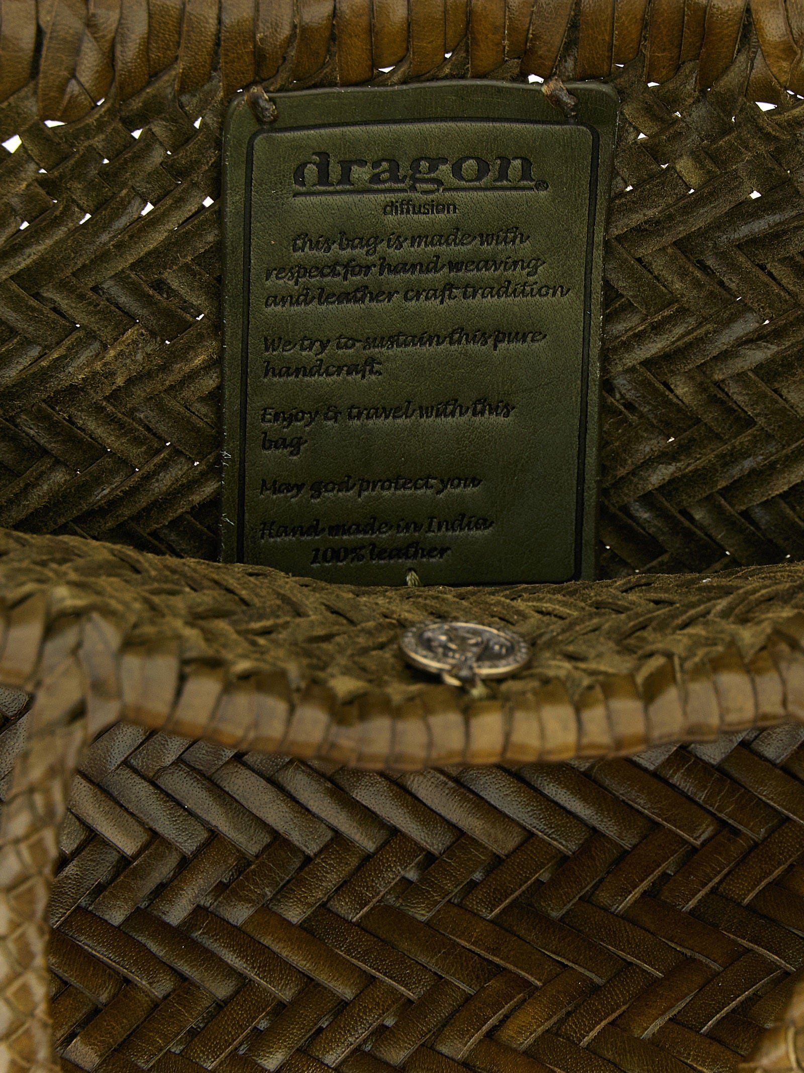 Dragon Diffusion Bicolor Calfskin Handbag - Artisan Luxury