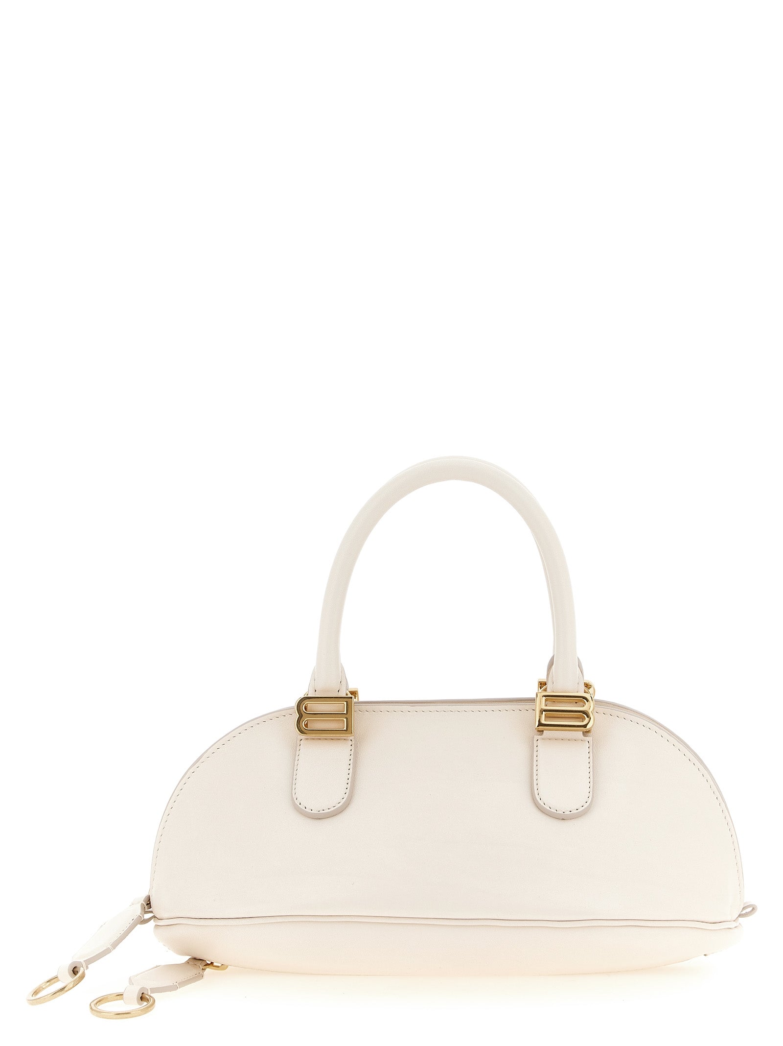 Discover the Balenciaga White Calfskin Handbag, a masterpiece of Italian craftsmanship in luxurious calfskin, embodying elegance and sophistication for every occasion.
