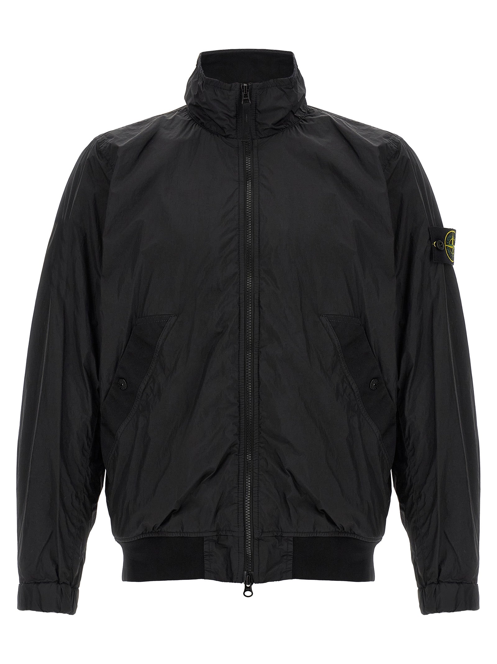 Discover the Stone Island Black Polyamide Full-Length Jacket, a luxurious blend of sustainable craftsmanship and modern elegance, perfect for the discerning individual.
