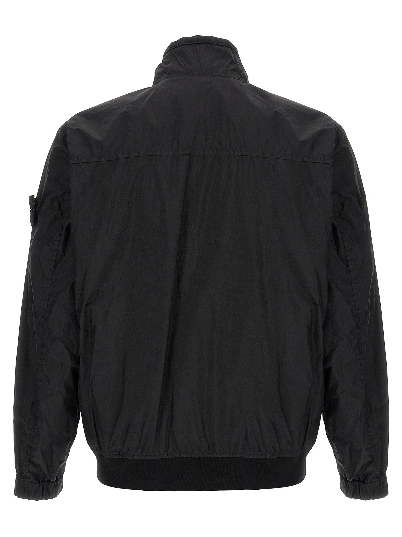 Discover the Stone Island Black Polyamide Full-Length Jacket, a luxurious blend of sustainable craftsmanship and sophisticated design, perfect for the discerning individual.