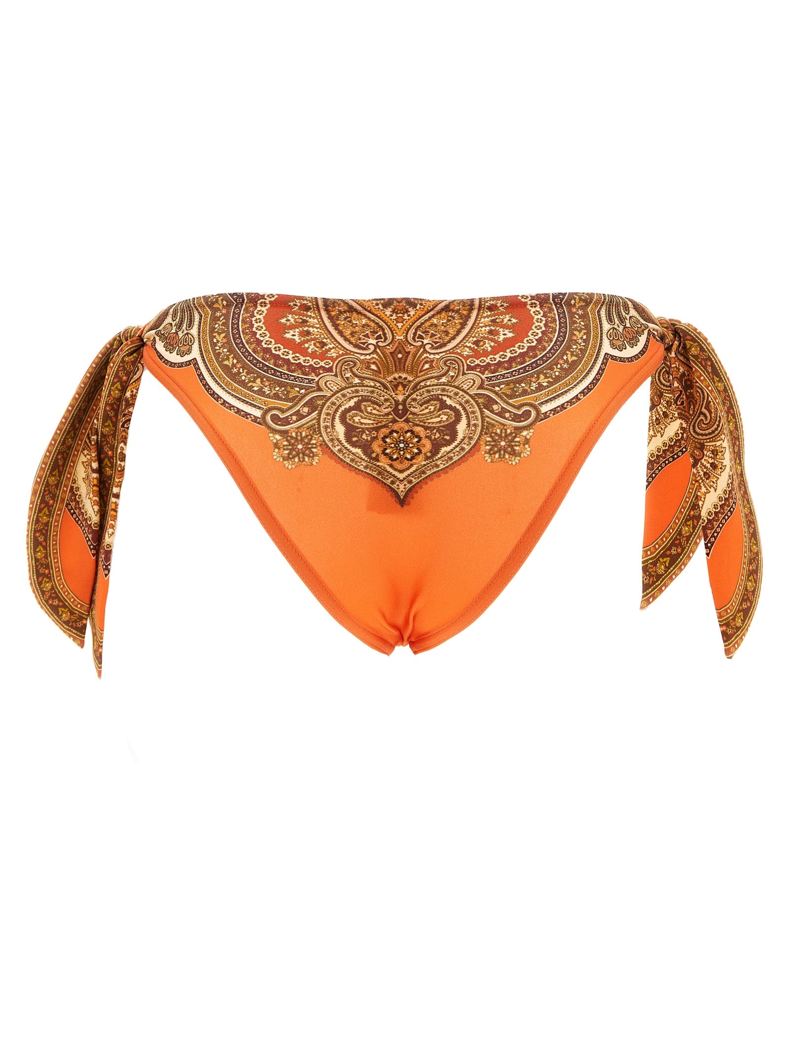 Indulge in the allure of ZIMMERMANN’s Mahon bikini, crafted from luxurious lycra with a captivating paisley print, perfect for sun-soaked elegance.