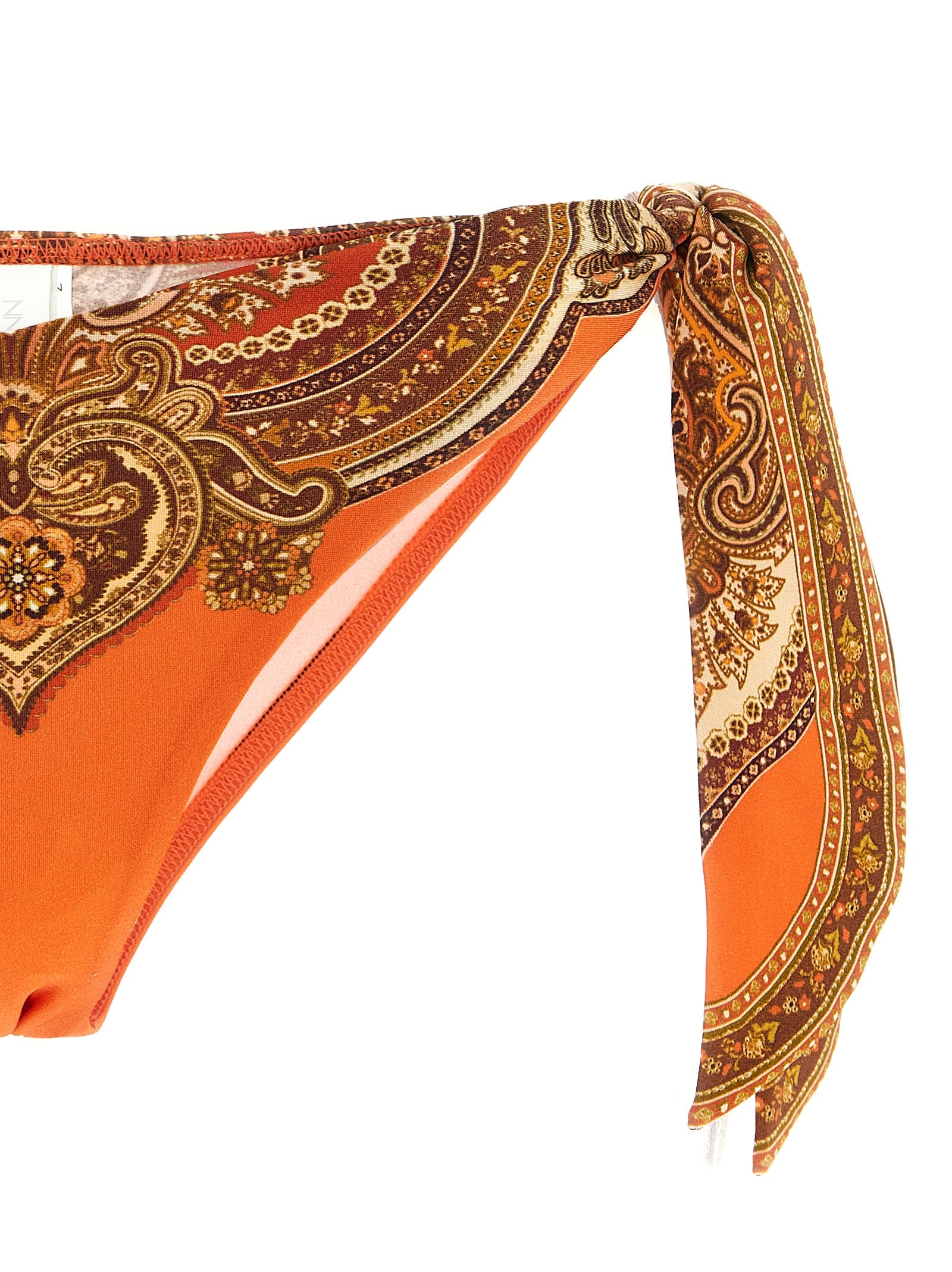 Indulge in the allure of ZIMMERMANN's Multicolor Polyamide Bikini, where exquisite paisley prints meet luxurious comfort, perfect for sun-soaked elegance.