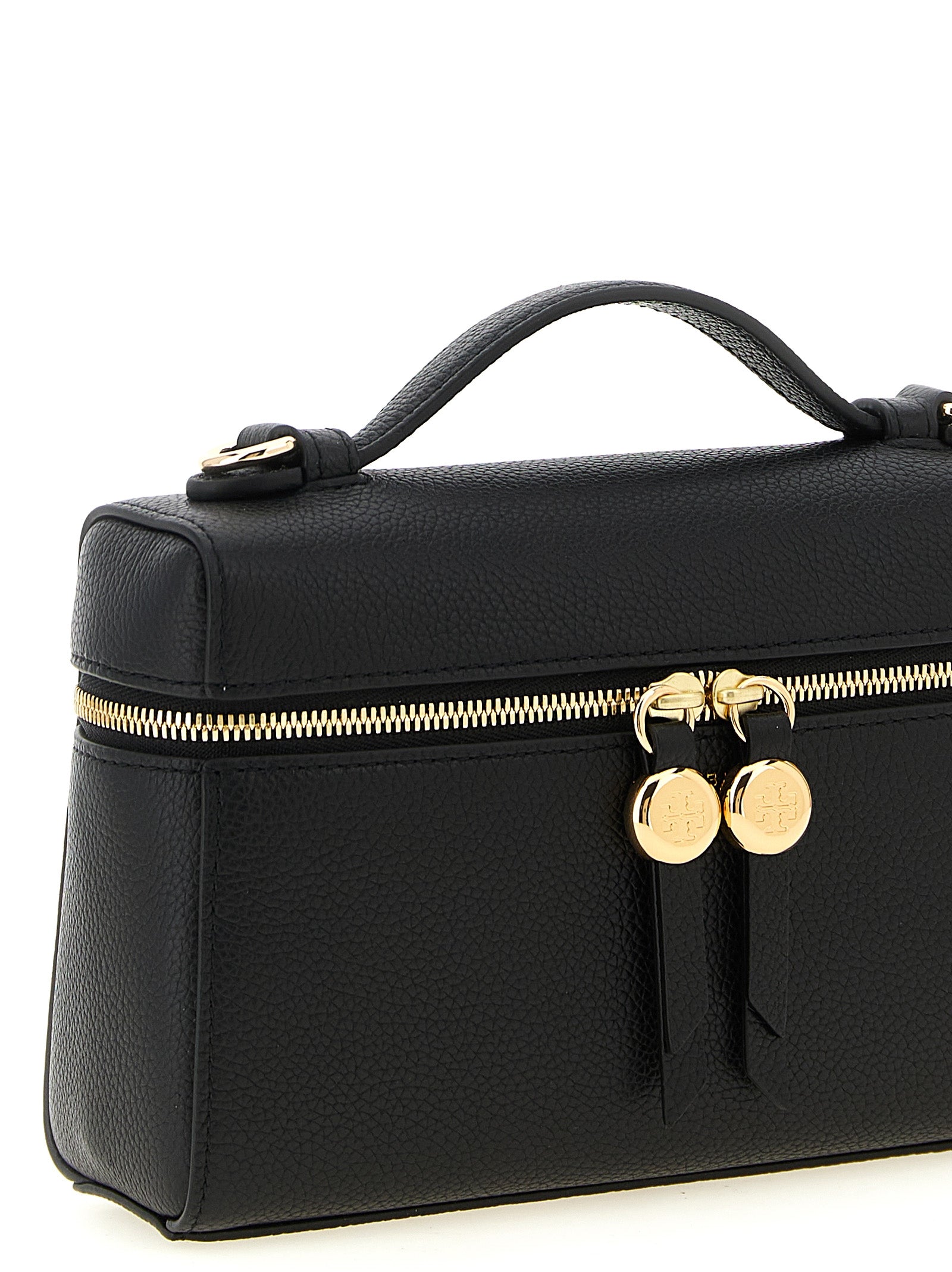 Tory Burch Black Cowhide Handbag - Exquisite Luxury Statement Piece