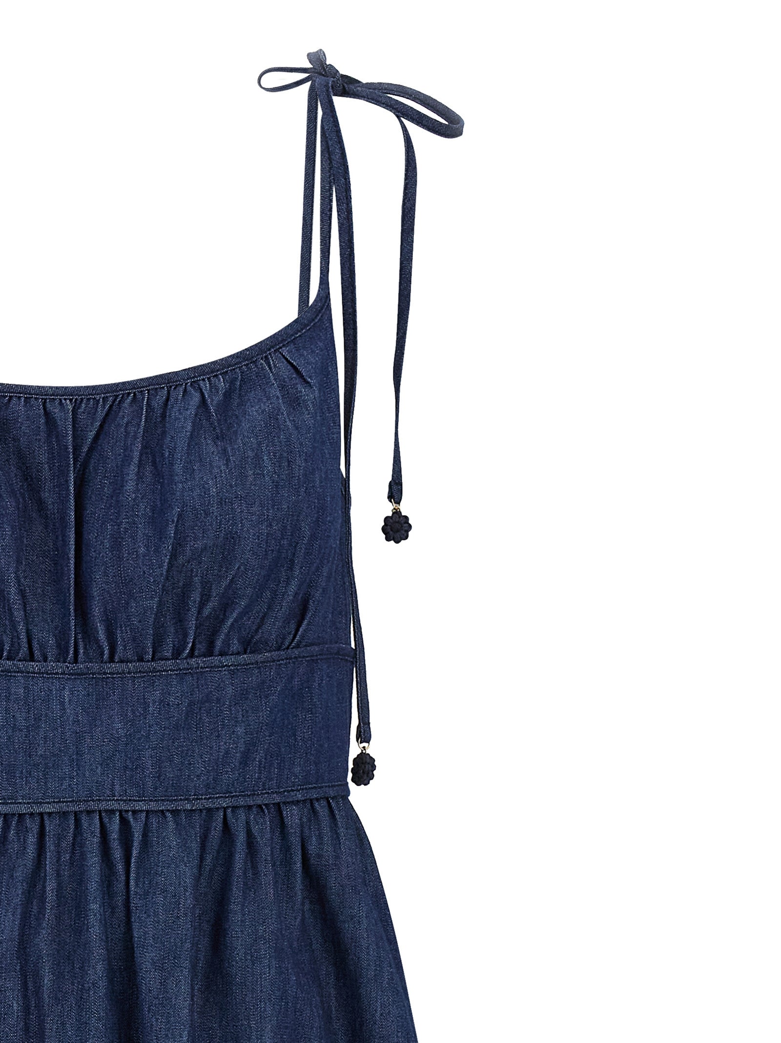 Zimmermann Blue Cotton Midi Dress - Timeless Luxury Elegance