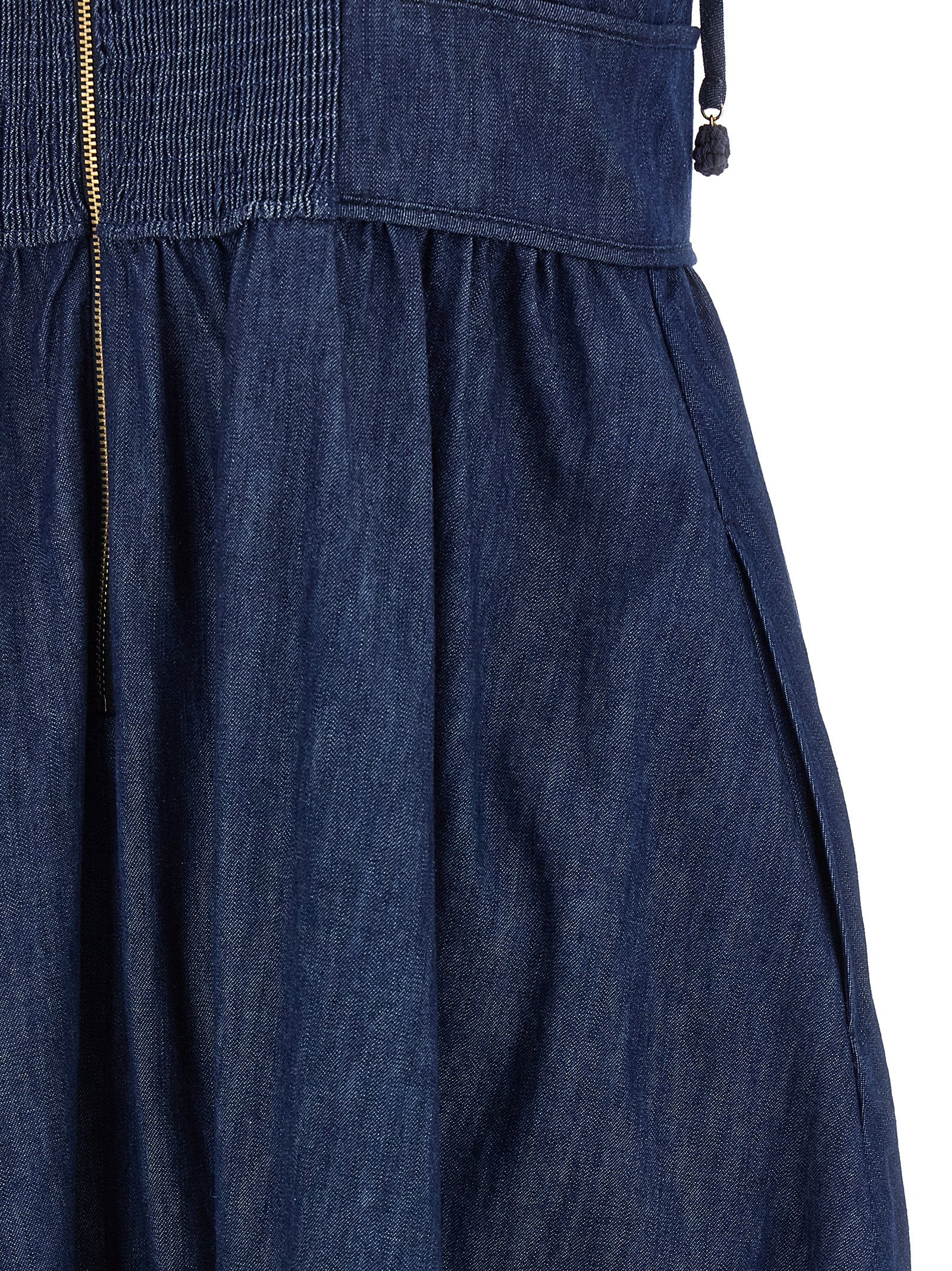Zimmermann Blue Cotton Midi Dress - Timeless Luxury Elegance