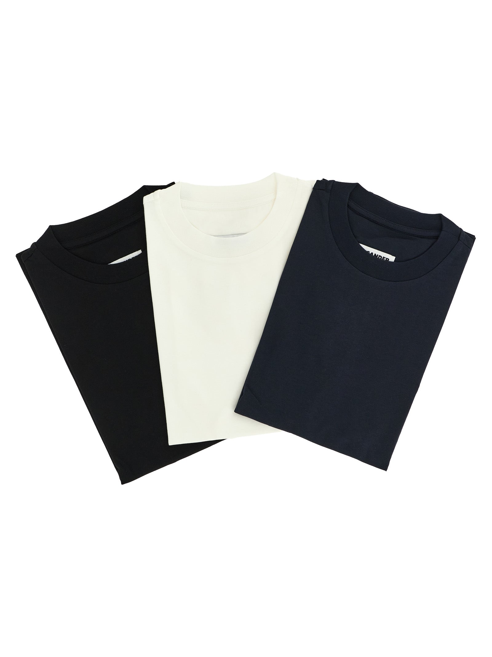 Indulge in the exquisite Jil Sander Multicolor Cotton T-Shirt set, a testament to refined craftsmanship and effortless elegance, perfect for the modern connoisseur.