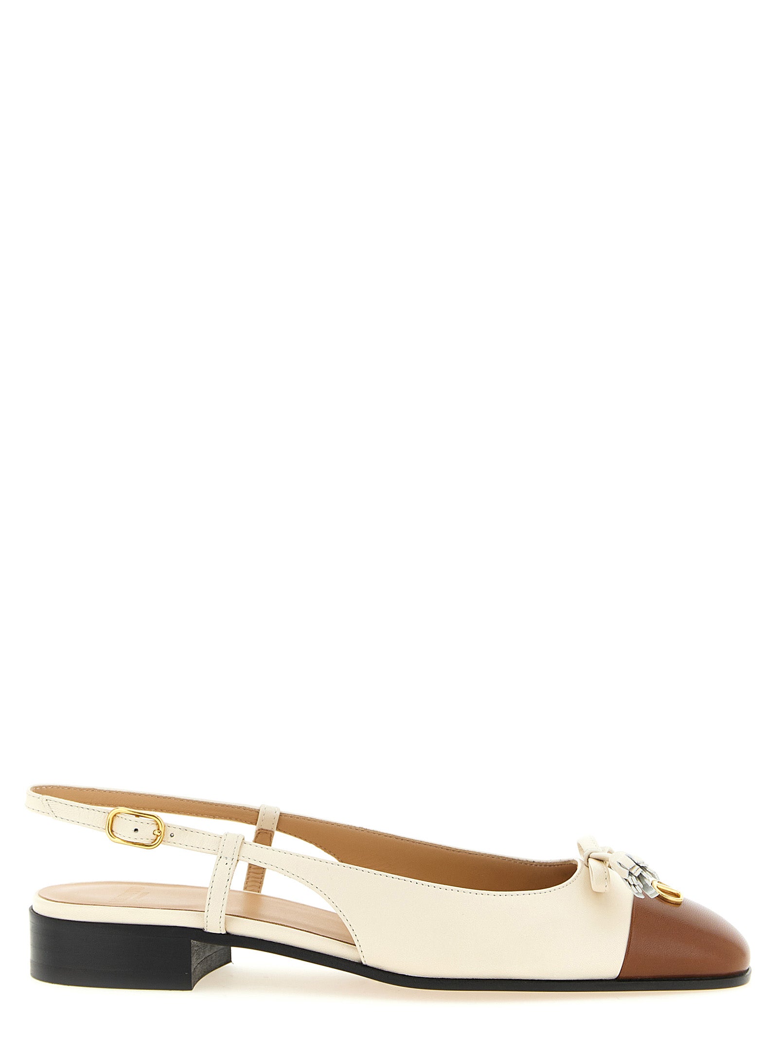 Step into the realm of luxury with Valentino Garavani's Black Leather Ballet Flats, where exquisite craftsmanship and modern elegance redefine your style.