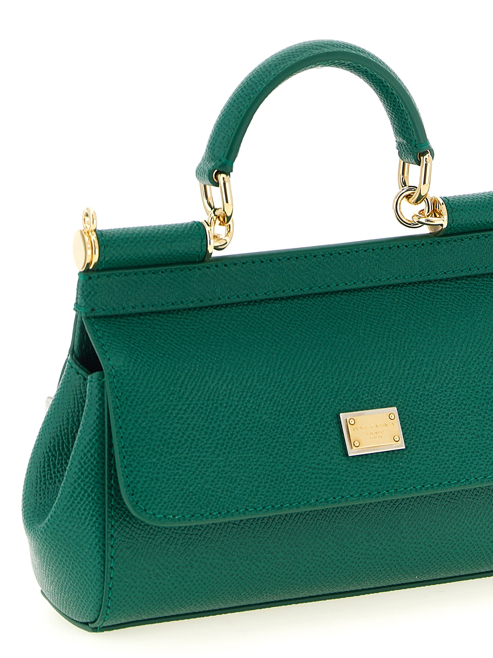 Dolce & Gabbana Bicolor Calfskin Handbag - Exquisite Luxury