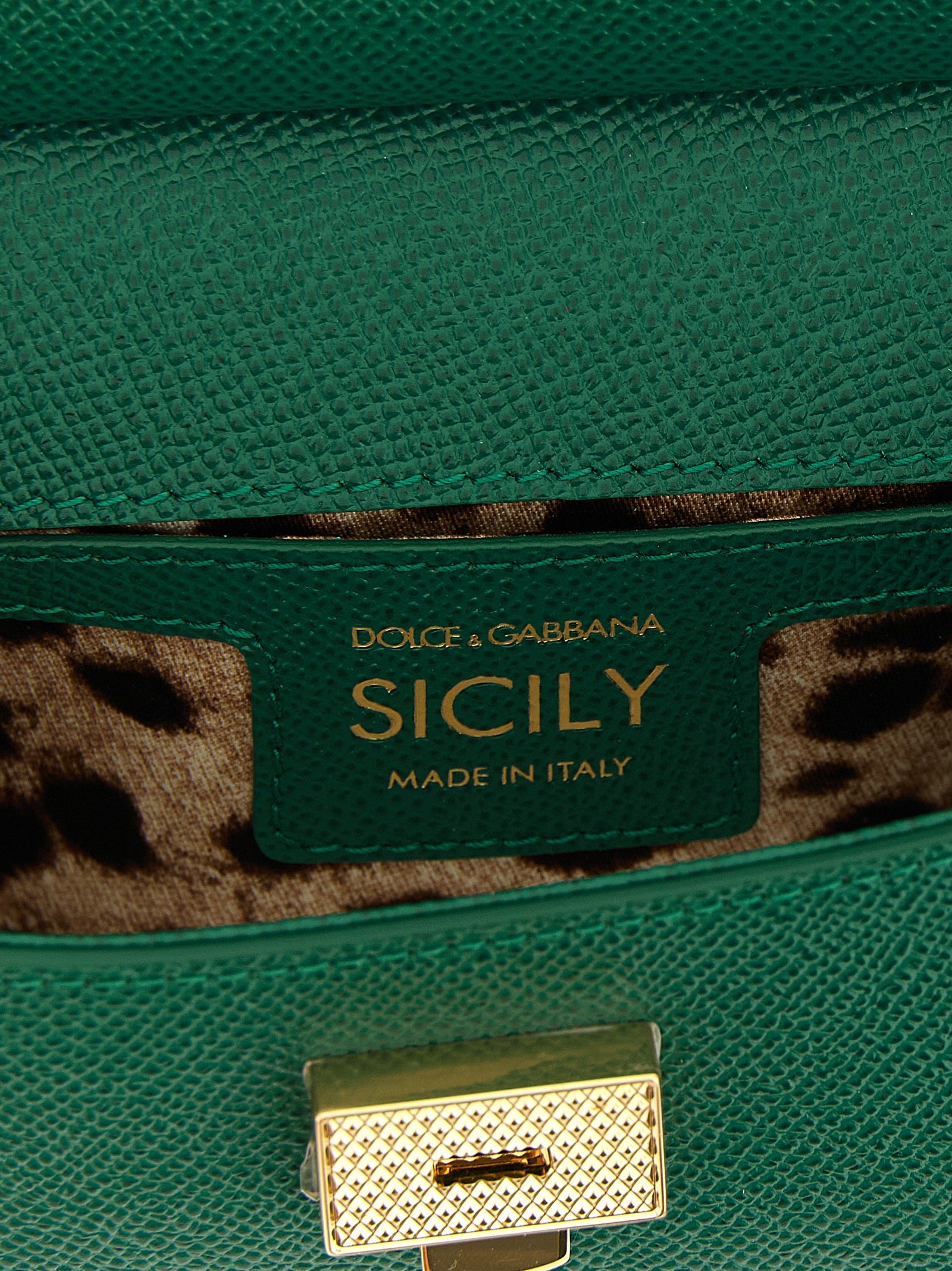 Dolce & Gabbana Bicolor Calfskin Handbag - Timeless Luxury Elegance