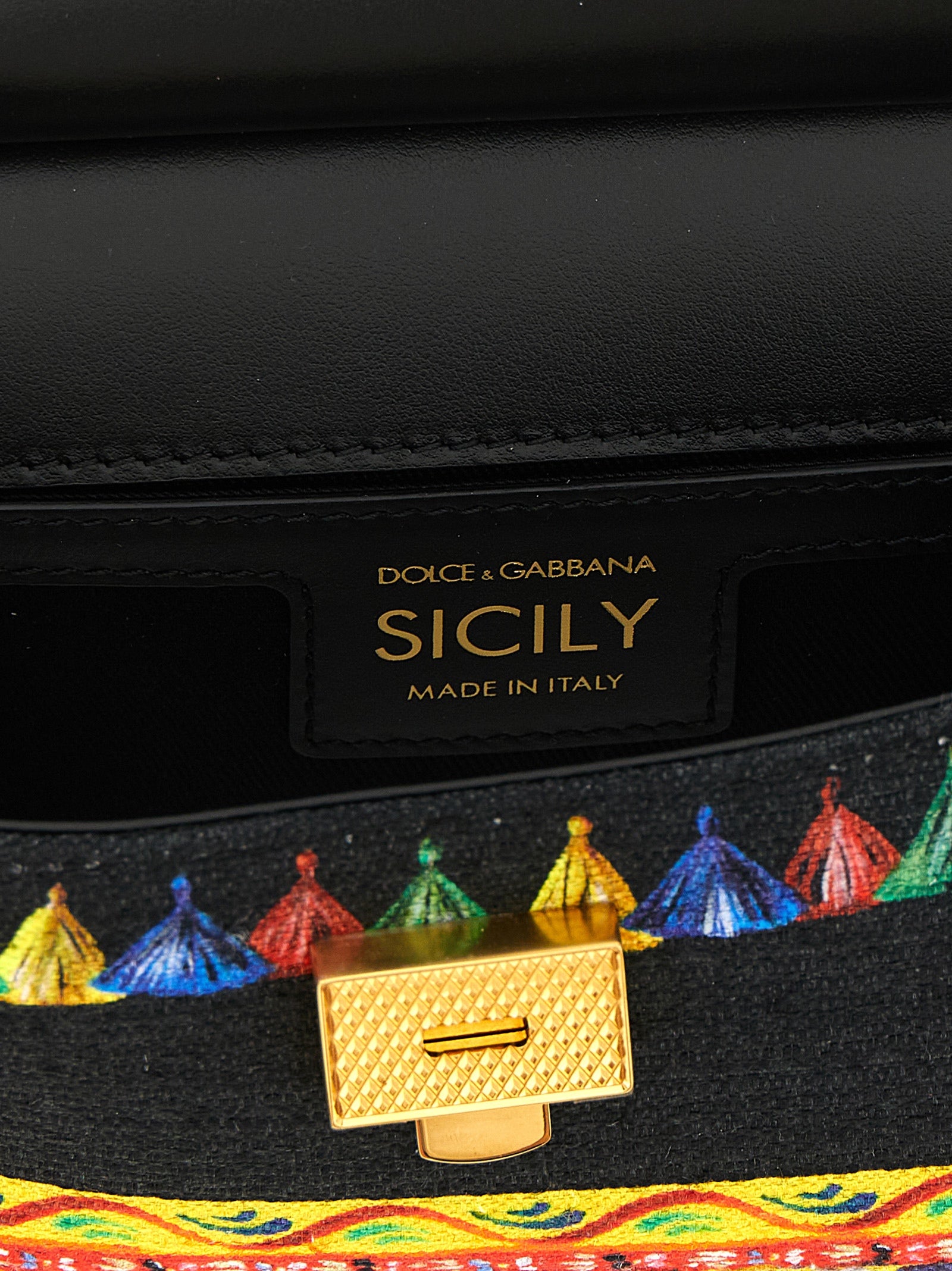 Dolce & Gabbana Multicolor Cotton Handbag
