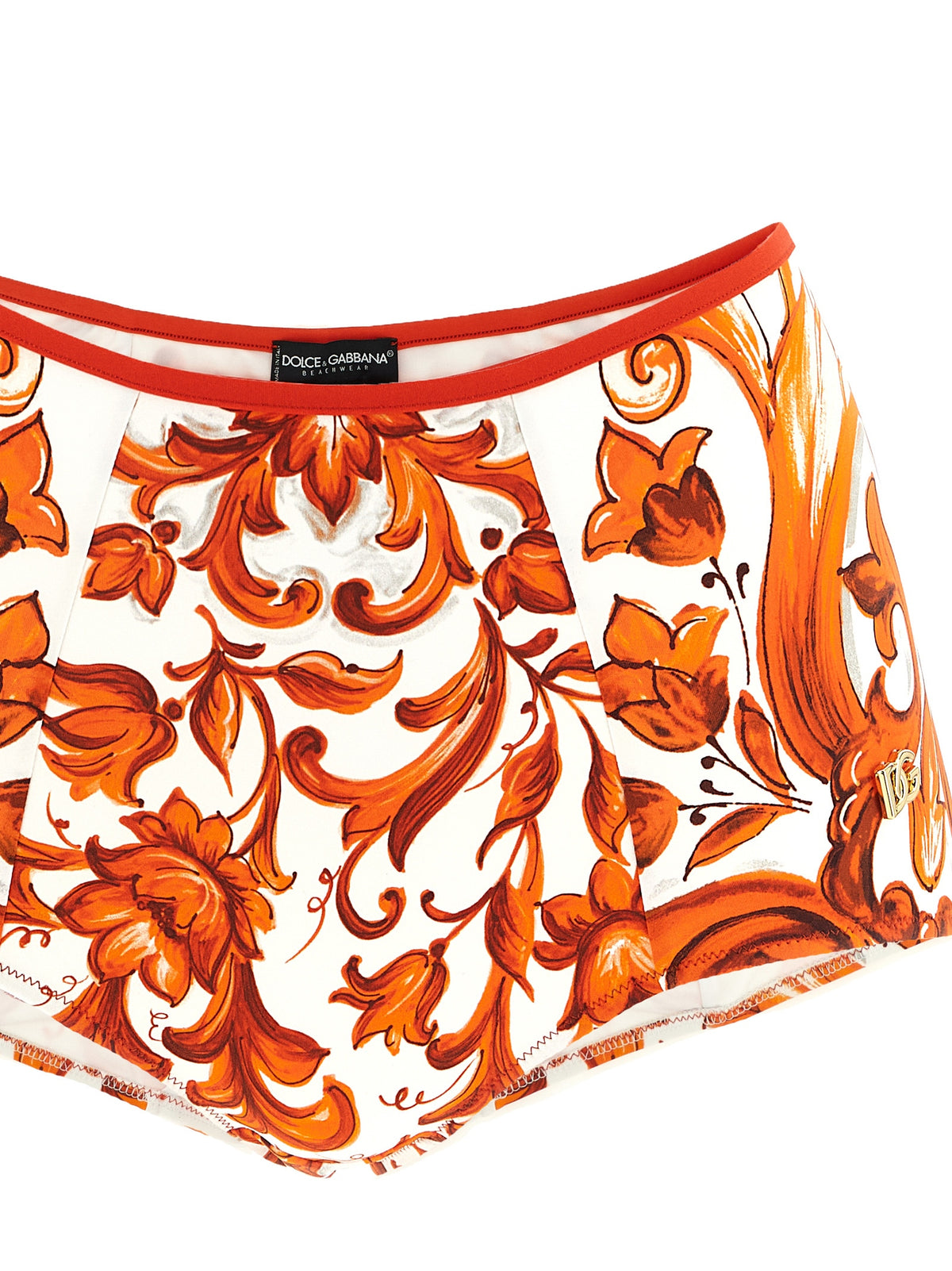Dolce & Gabbana Orange Polyamide Bikini - Exquisite Luxury Swimwear