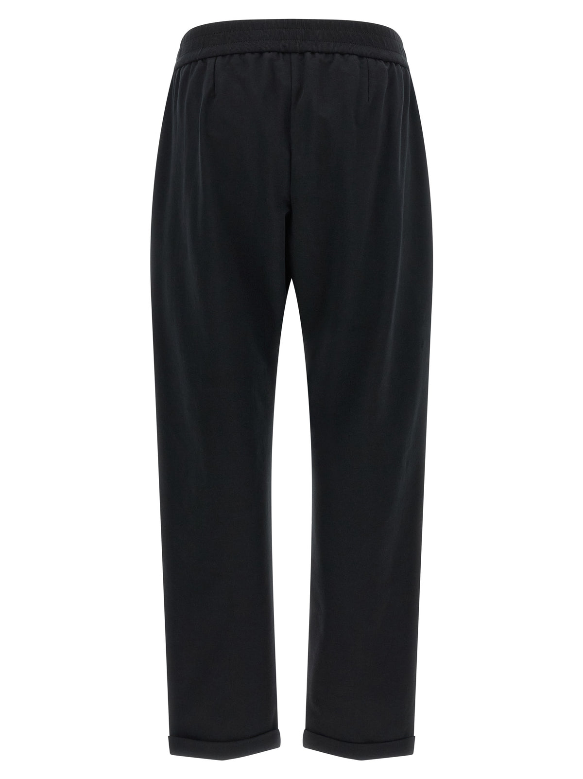 Brunello Cucinelli Black Cotton Joggers - Effortless Luxury Redefined