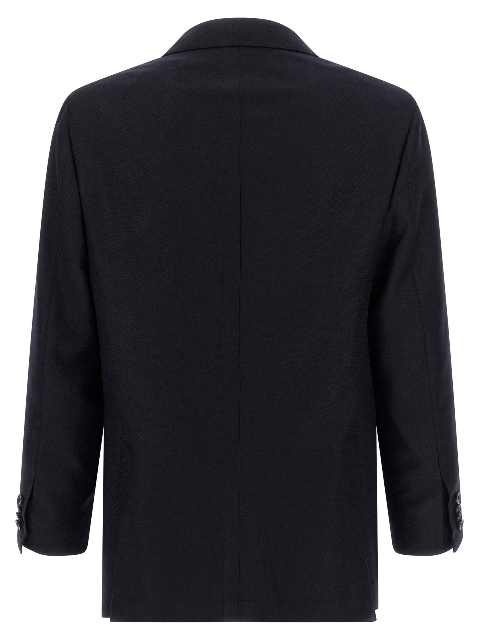 Kiton Blue Virgin Wool Two-Piece Suit - Tailored Luxury Elegance