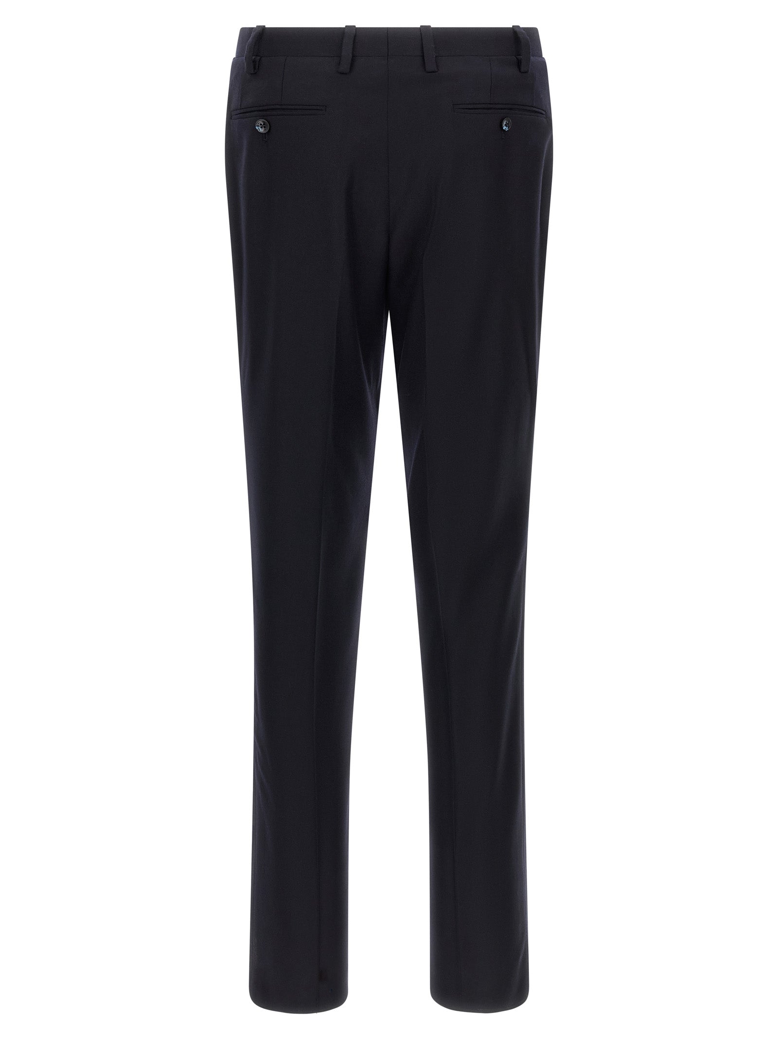 Kiton Blue Virgin Wool Two-Piece Suit - Tailored Luxury Elegance