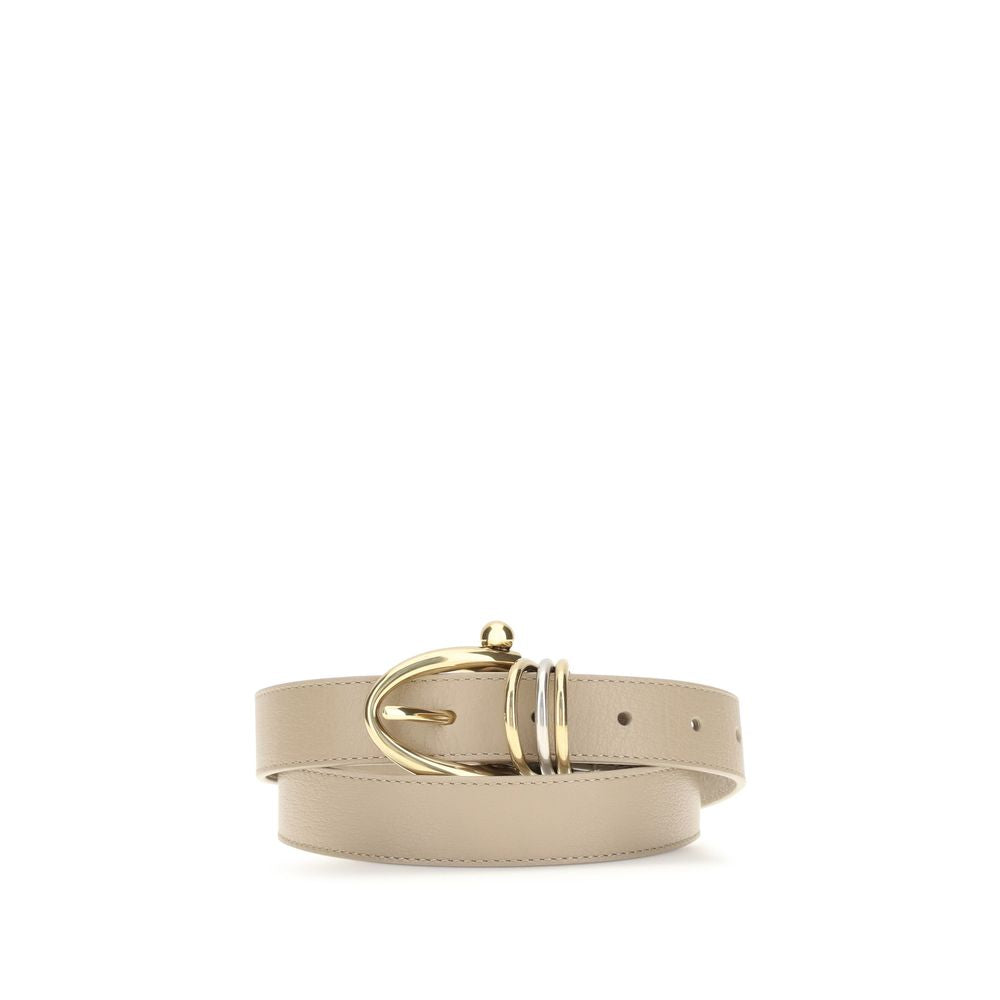 Chloé Beige Calf Leather Bos Taurus Bracelet - Artisanal Luxury