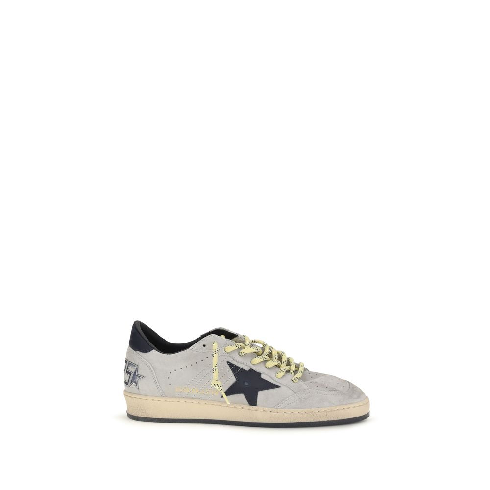 Golden Goose Gray Calf Leather Bos Taurus Sneakers - Artisanal Luxury