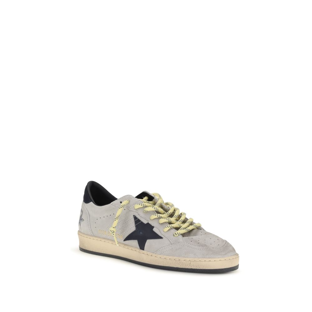 Golden Goose Gray Calf Leather Bos Taurus Sneakers - Artisanal Luxury