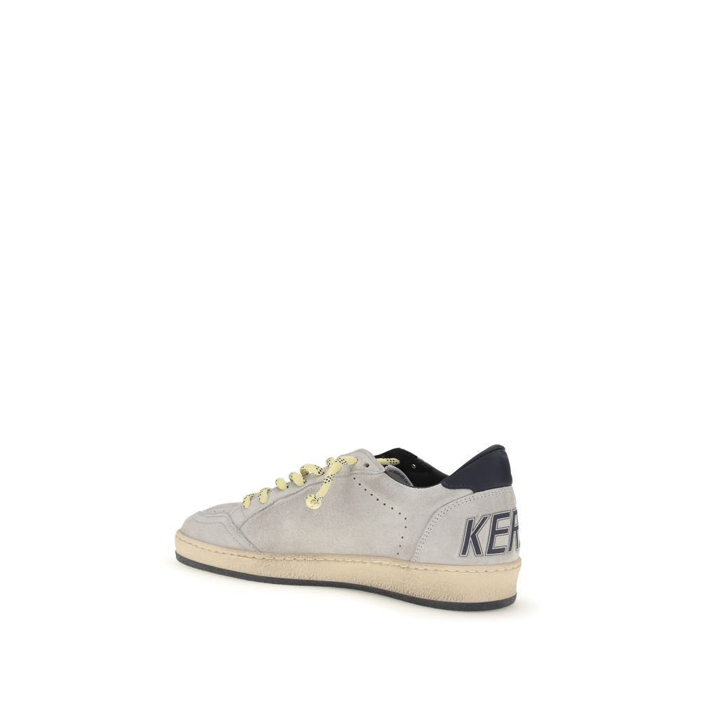 Golden Goose Gray Calf Leather Bos Taurus Sneakers - Artisanal Luxury