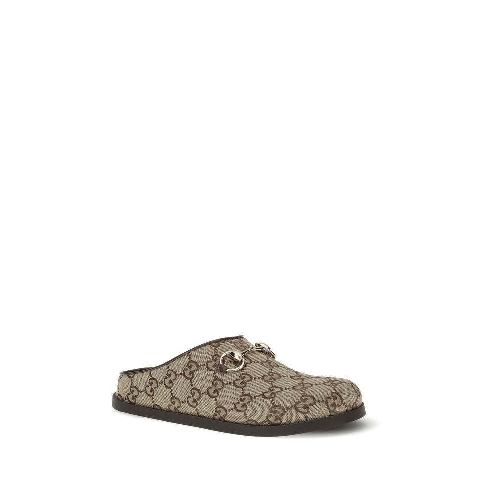 Gucci Beige Rubber Mules - Luxury Footwear Redefined