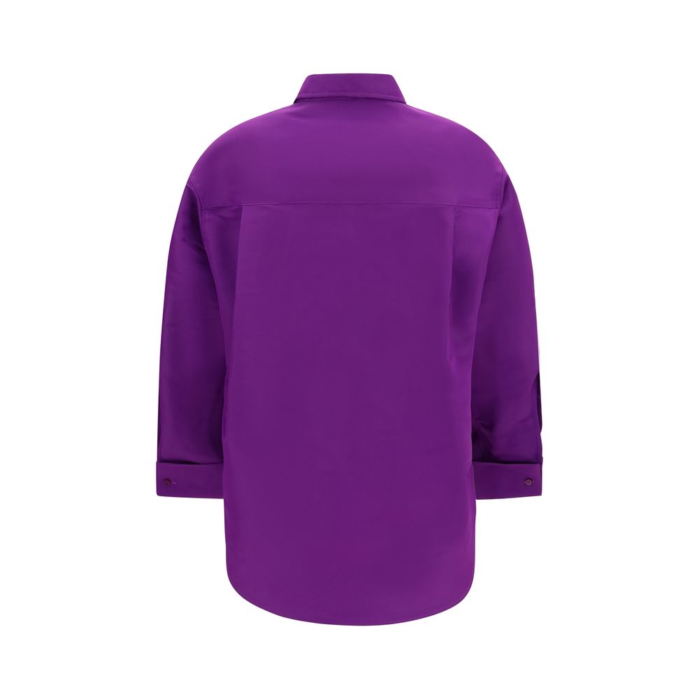 Balenciaga Purple Cotton Shirt - Modern Luxury Redefined