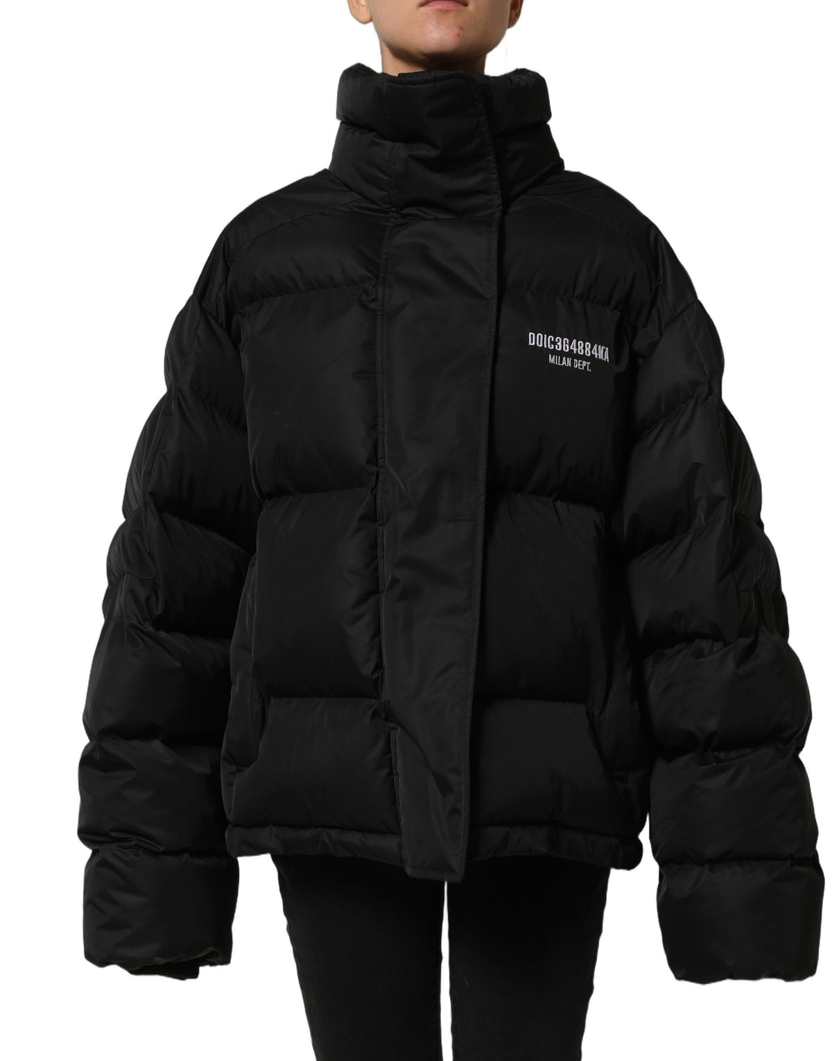 Dolce & Gabbana Black Padded Puffer Jacket - Timeless Luxury