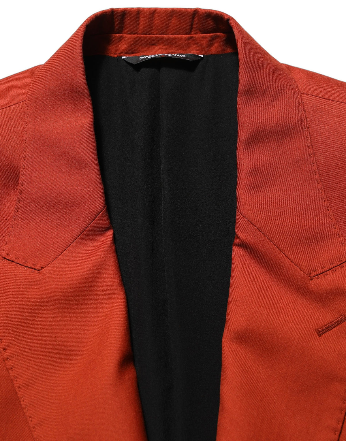 Dolce & Gabbana Red Cashmere Blazer Jacket - Timeless Luxury